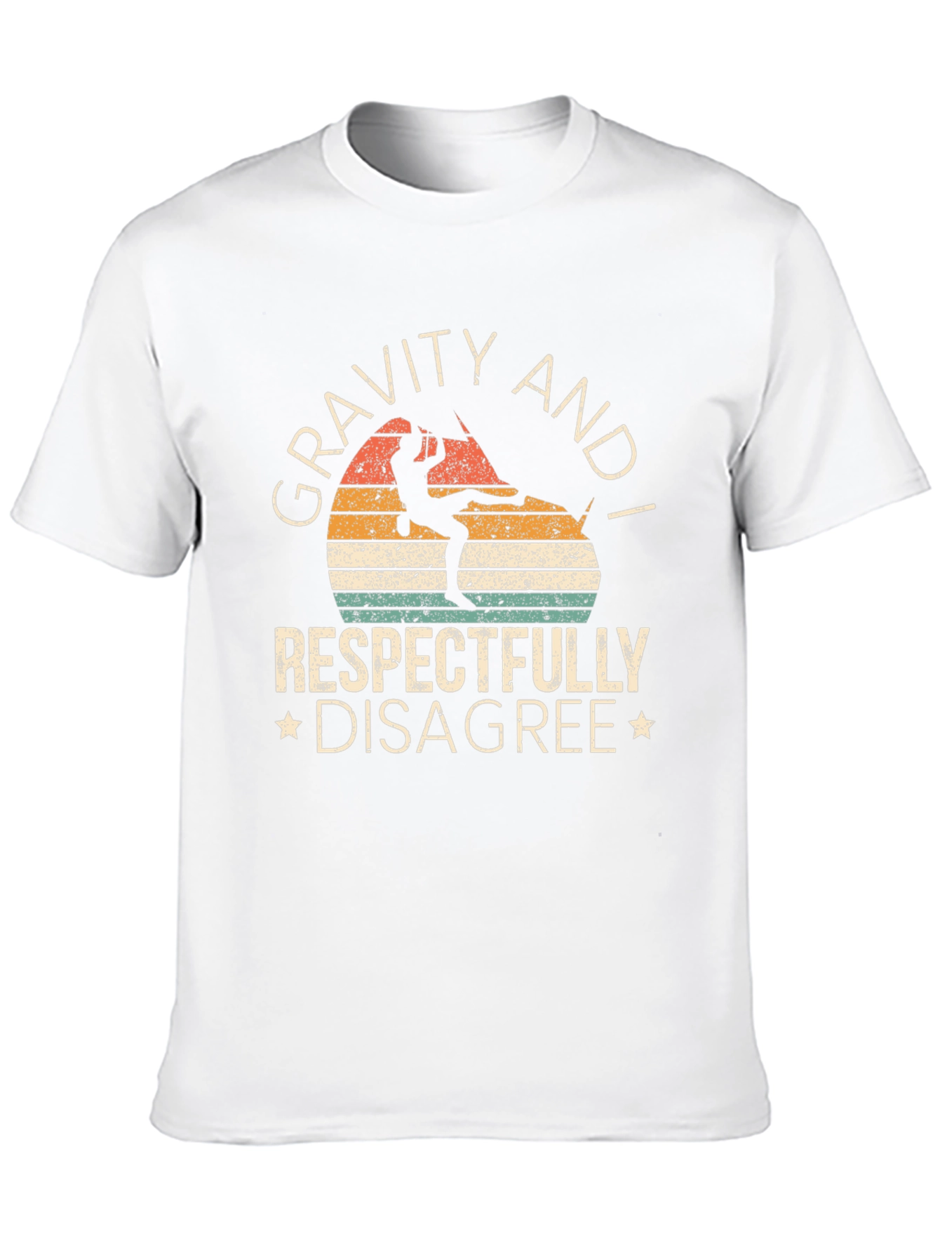 Black Gravity Disagree Climber T-Shirt view 10