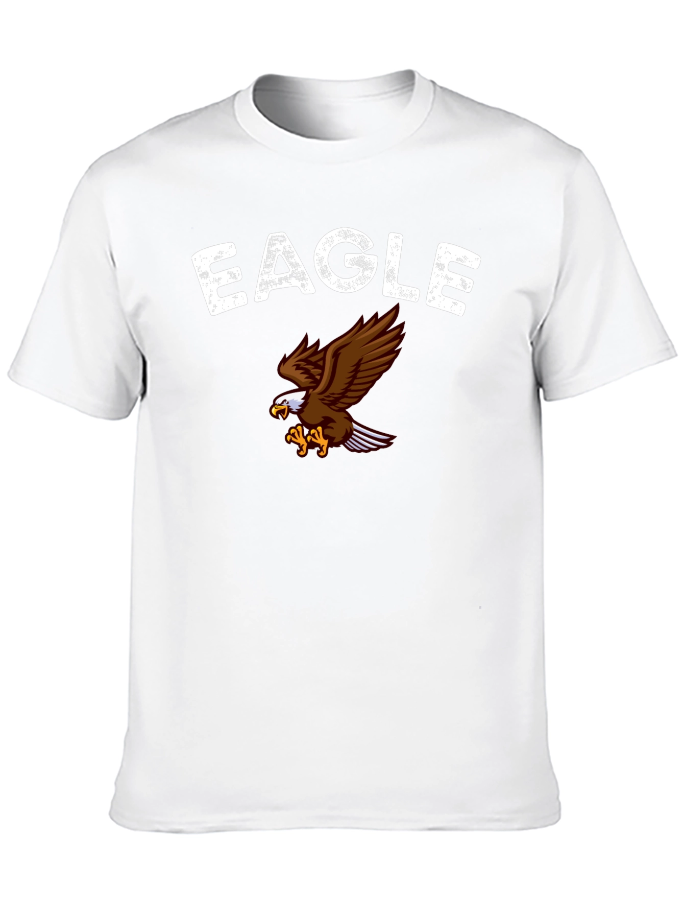 Black Black Eagle Graphic Print T-Shirt view 10