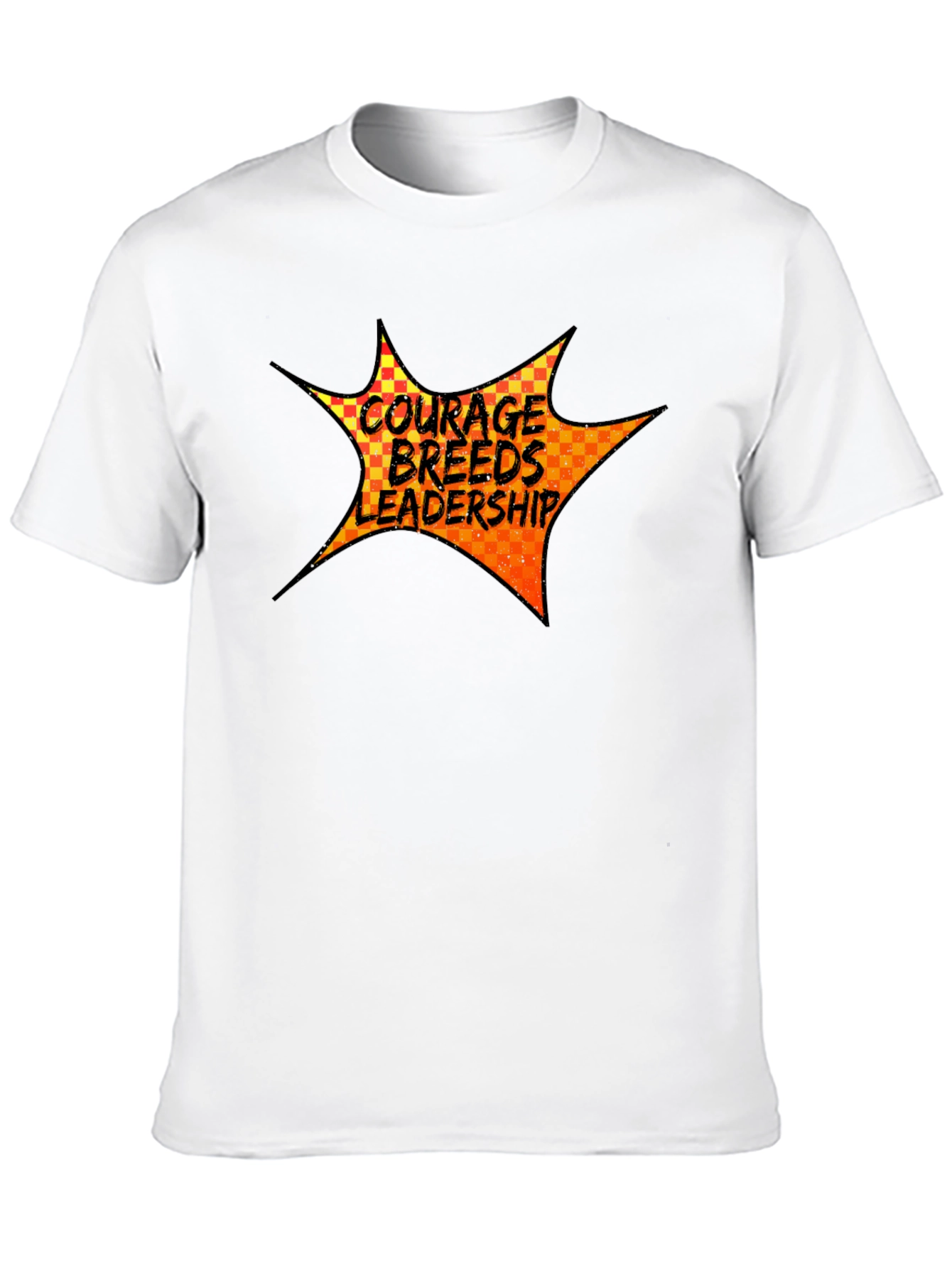 Black Courage Breeds Leadership Graphic Tee view 10