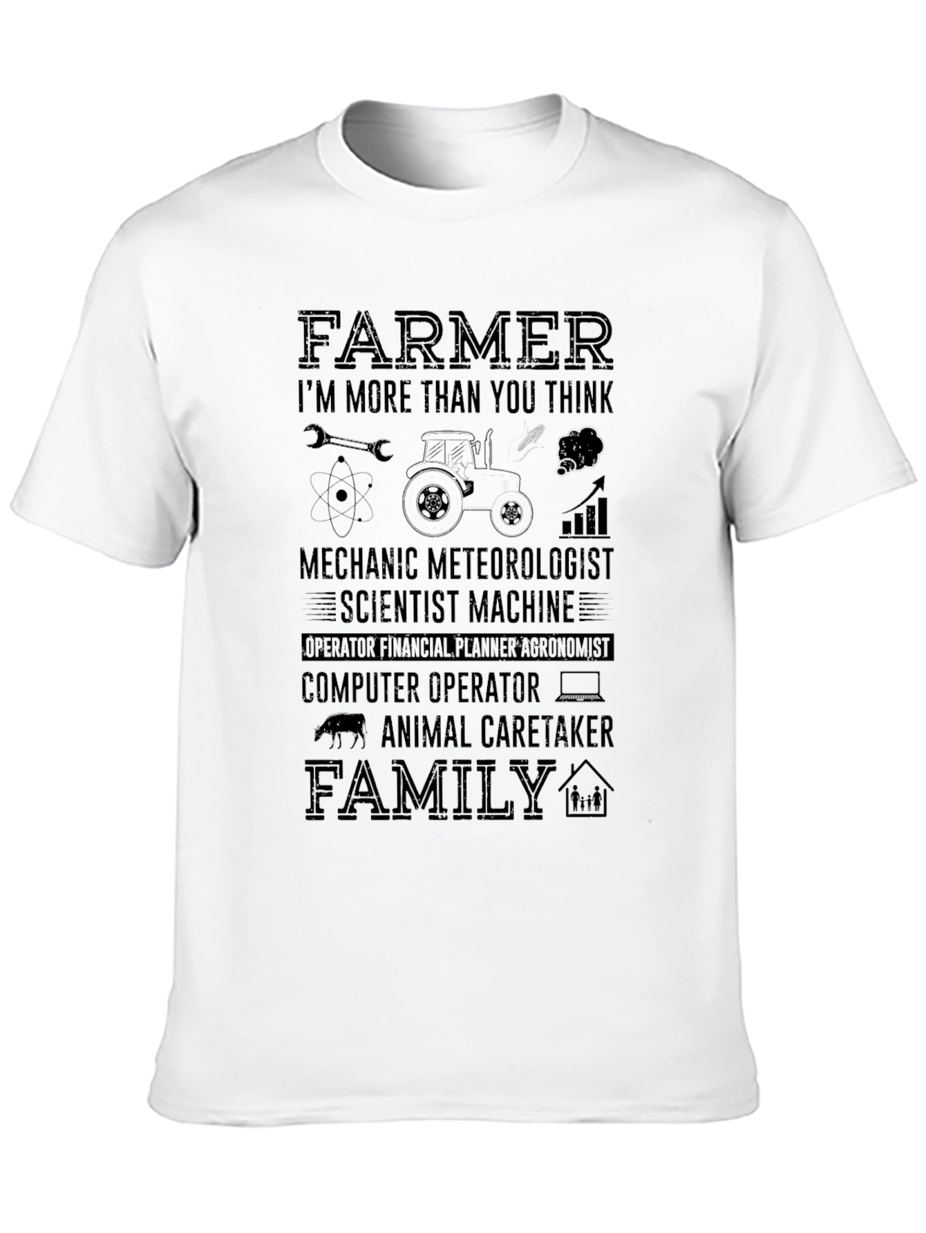 Black Farmer More Than You Think T-Shirt view 10