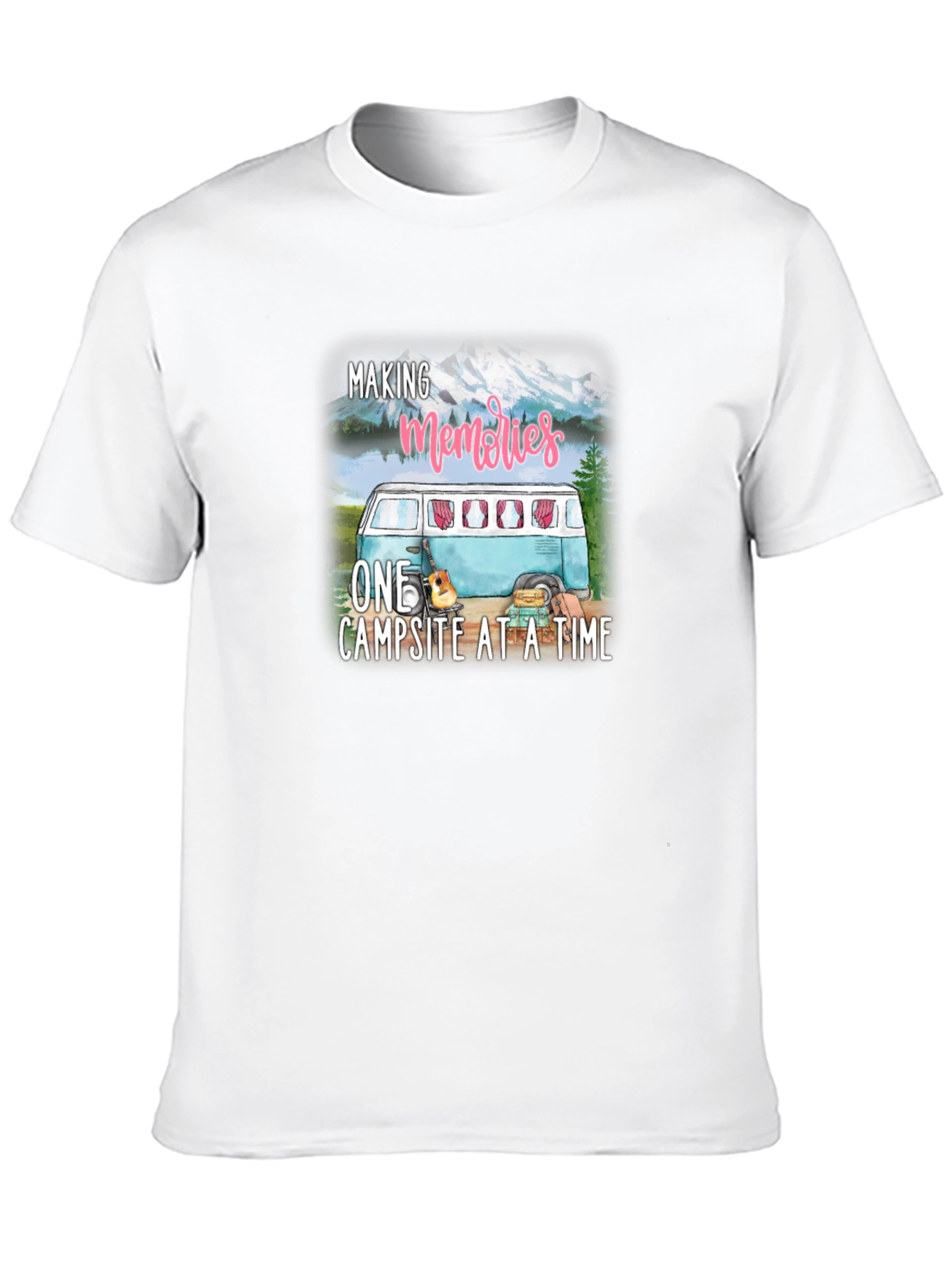 Black Making Memories Camping T-Shirt view 10