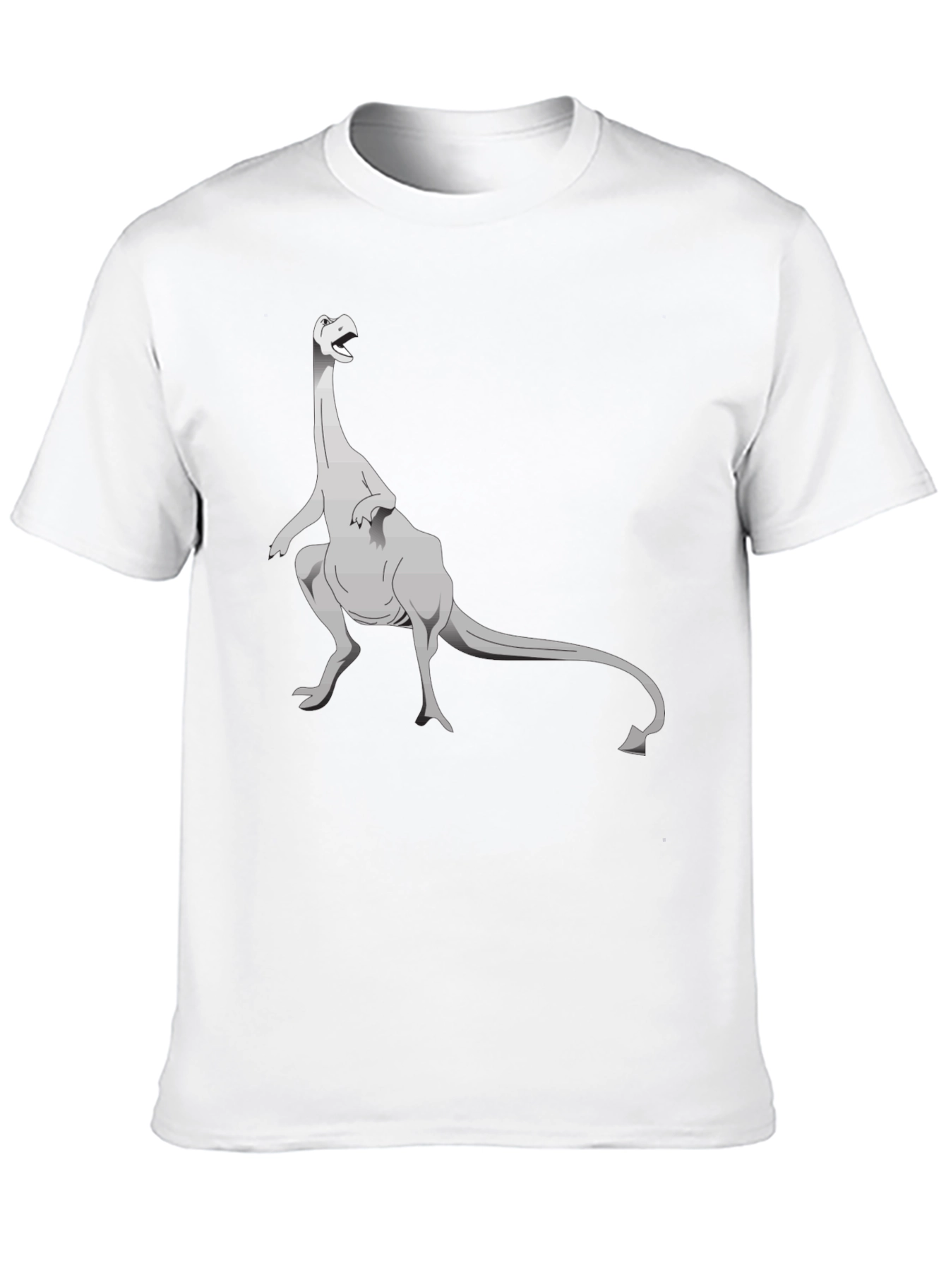 Black Dinosaur Graphic Tee - Classic Black T-Shirt view 10