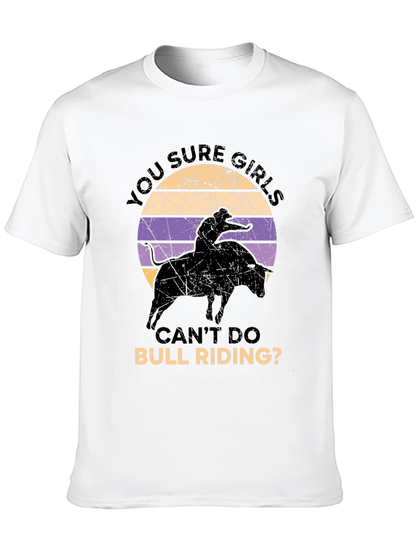 Black Girls Can Do Bull Riding T-Shirt view 10