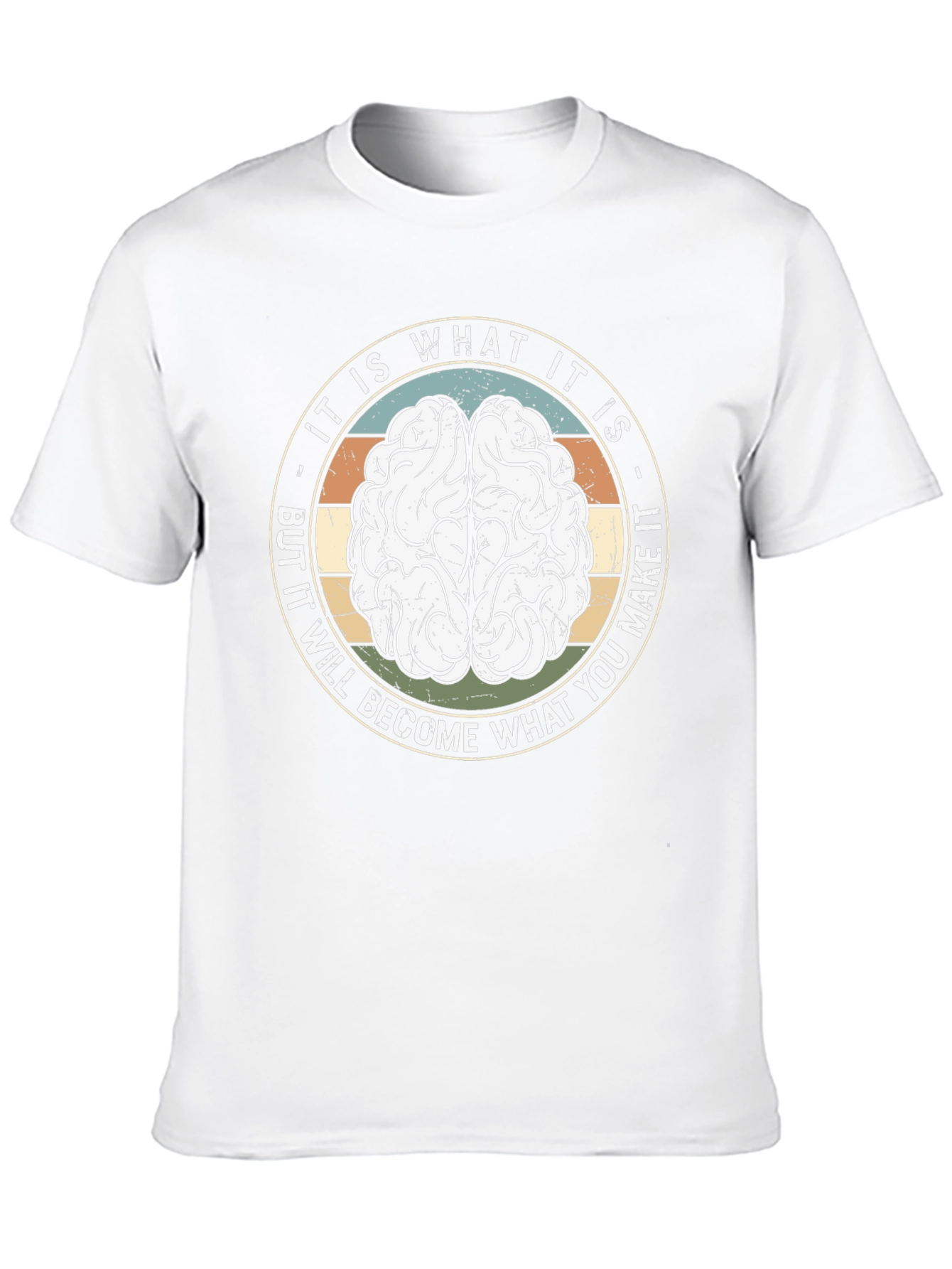 Black Brainy T-Shirt: It Is What It Is view 10