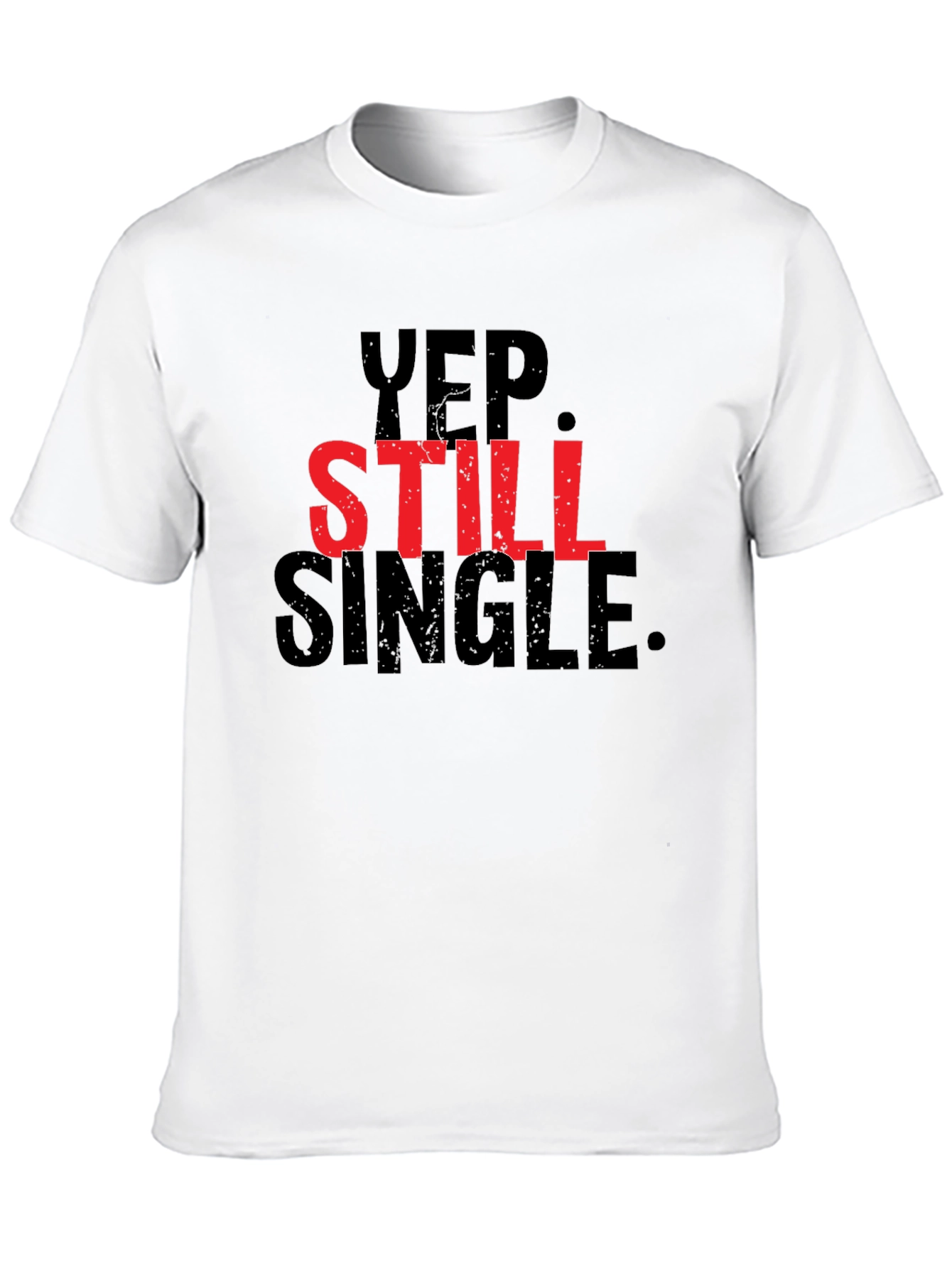 Black Yep Still Single Graphic Tee - Black view 10