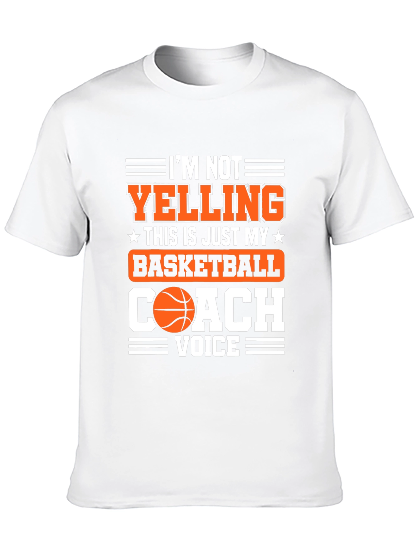 Black Basketball Coach Voice T-Shirt view 10