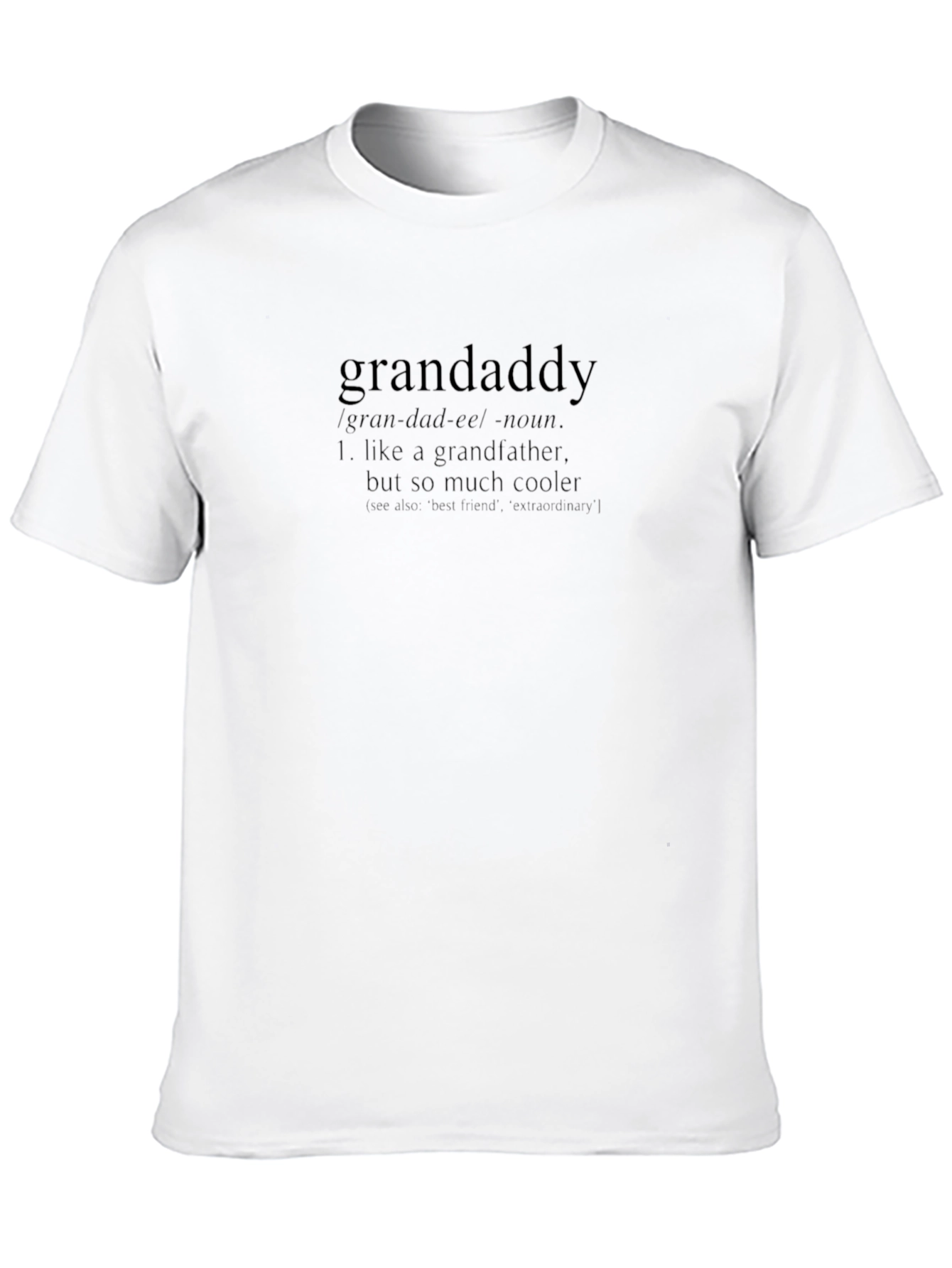 Black Grandaddy Definition Black Graphic T-Shirt view 10