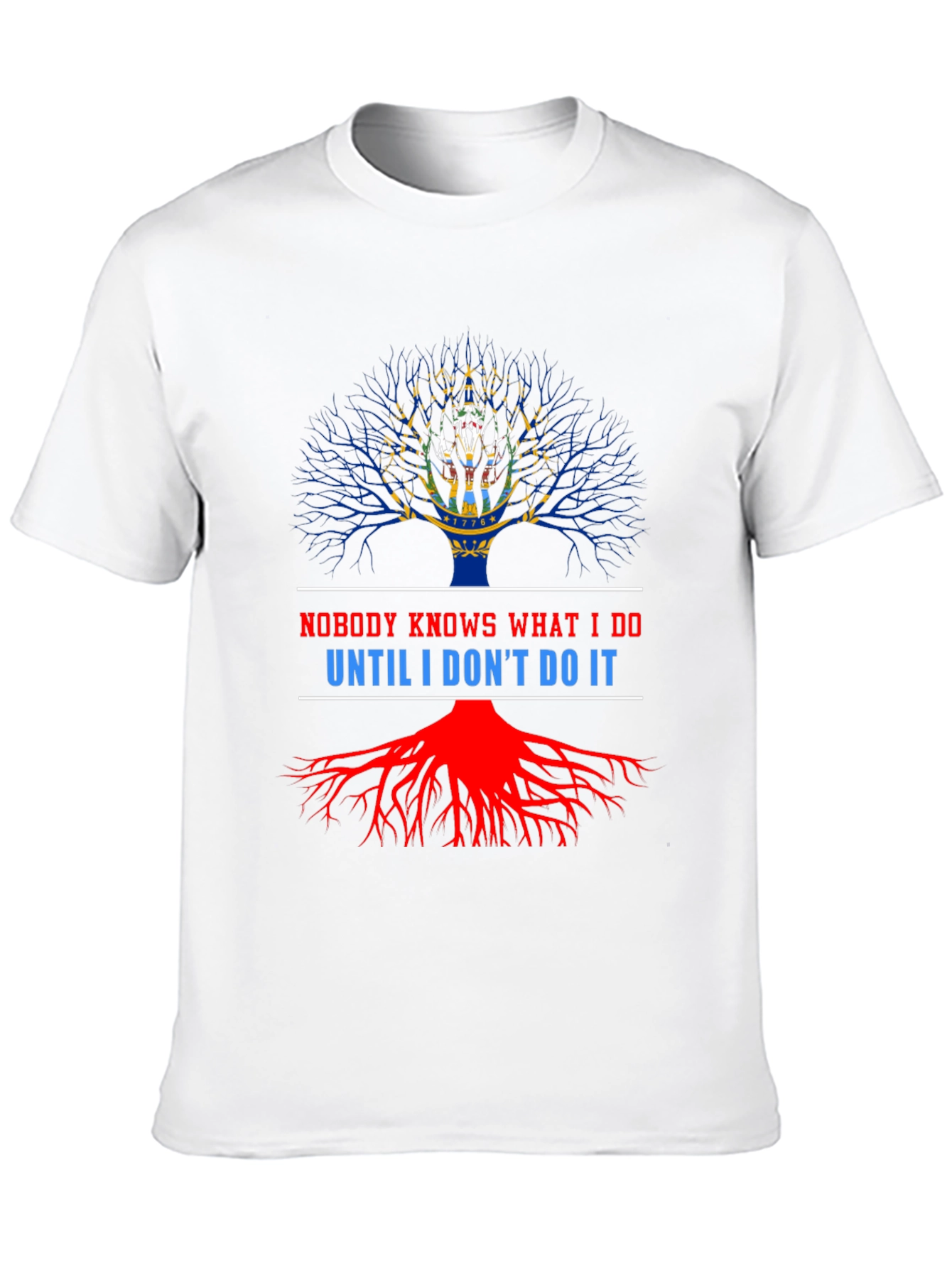 Black Nobody Knows What I Do T-Shirt view 10