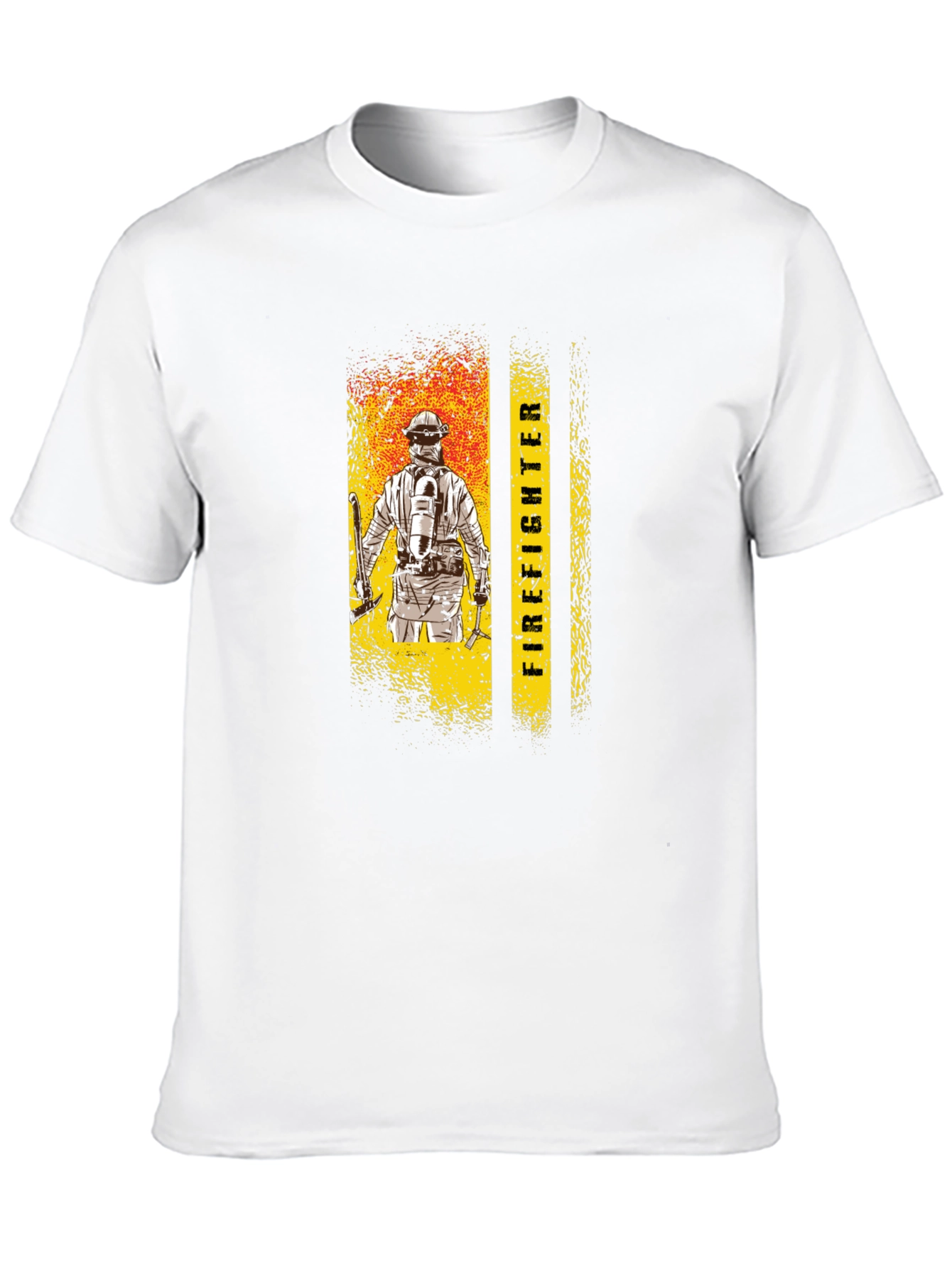 Black Firefighter Graphic Tee - Honor the Brave! view 10