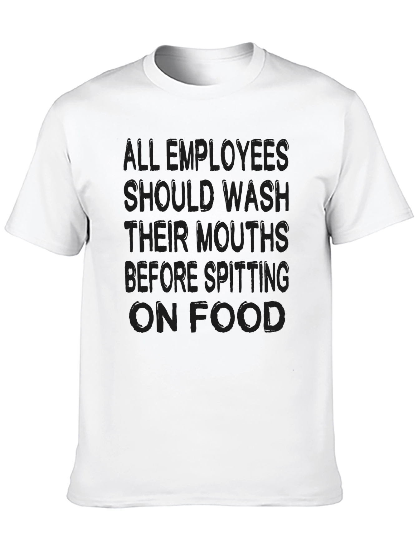 Black Wash Mouths Before Spitting On Food T-Shirt view 10