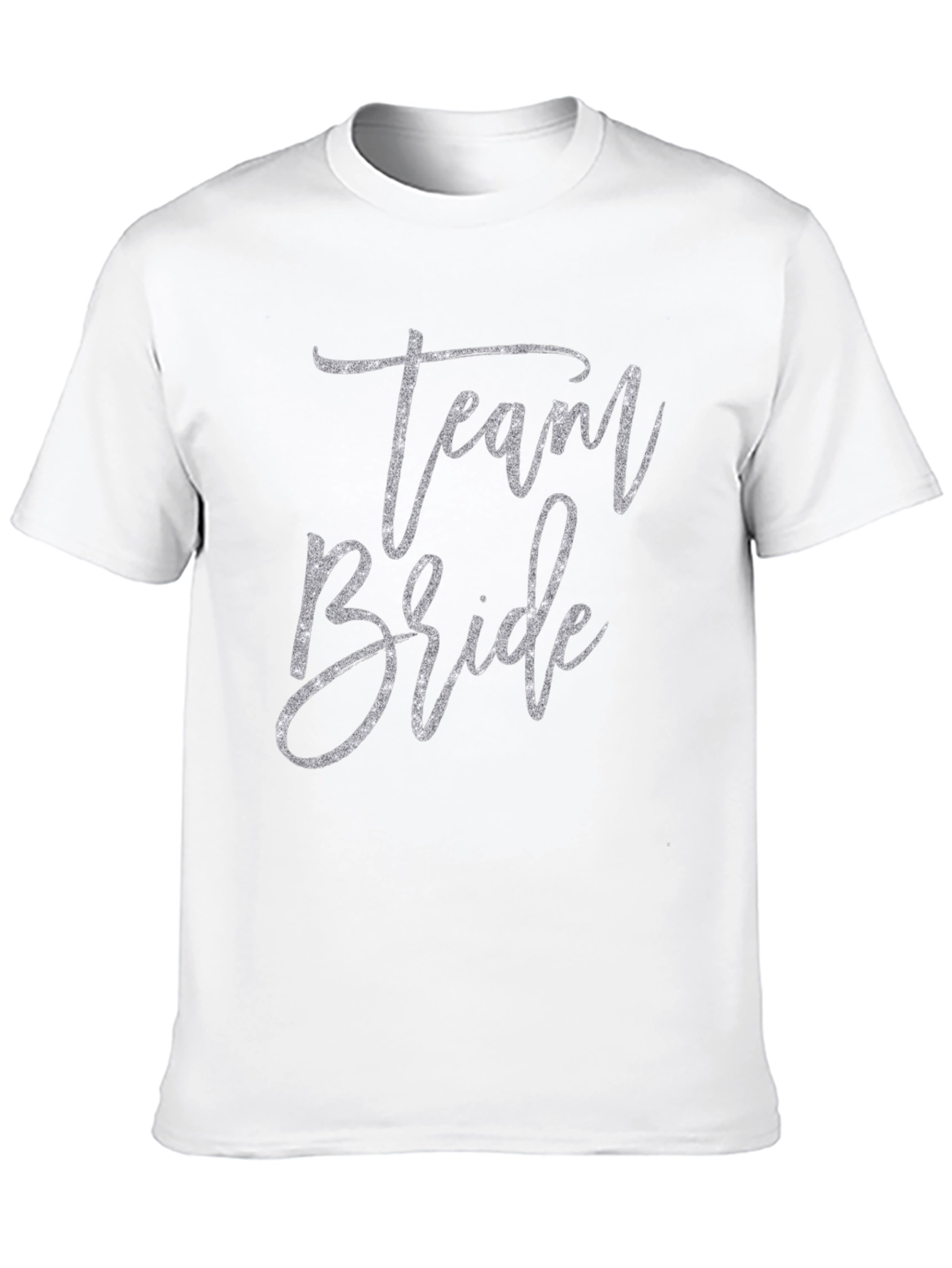 Black Team Bride Black Crew Neck T-Shirt view 10