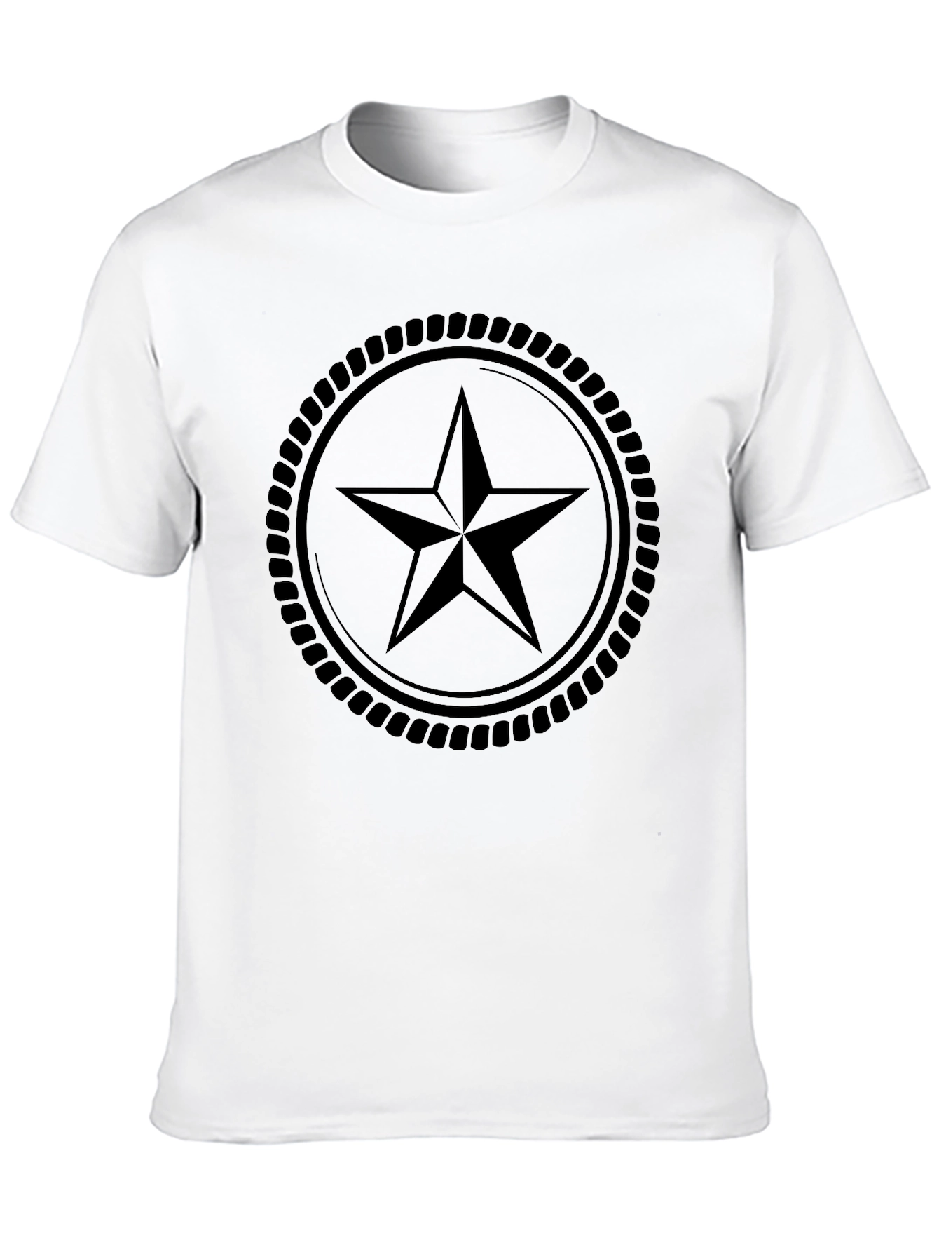 Black Classic Black Star Graphic Tee view 10