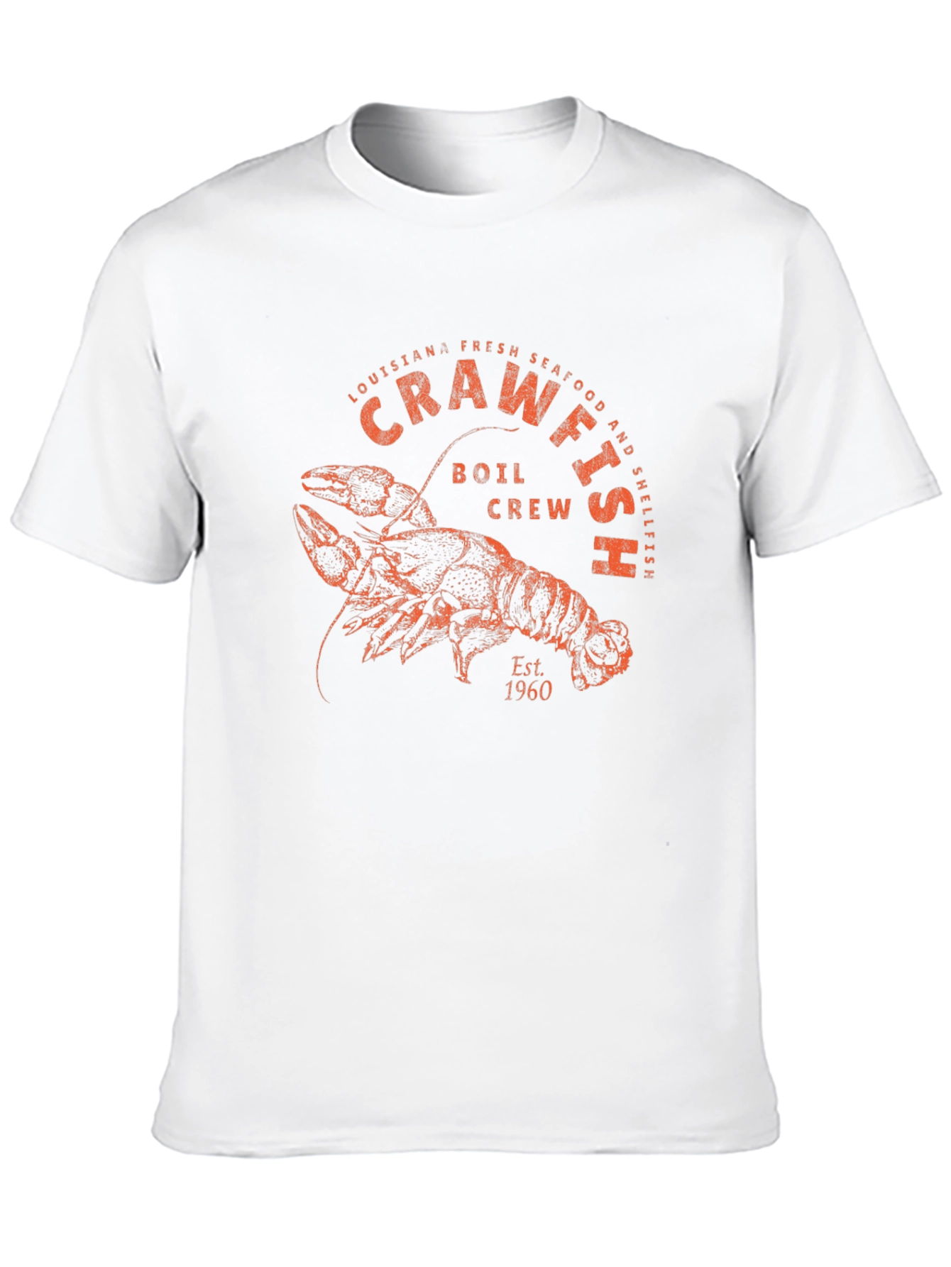 Black Crawfish Boil Crew Graphic T-Shirt view 10
