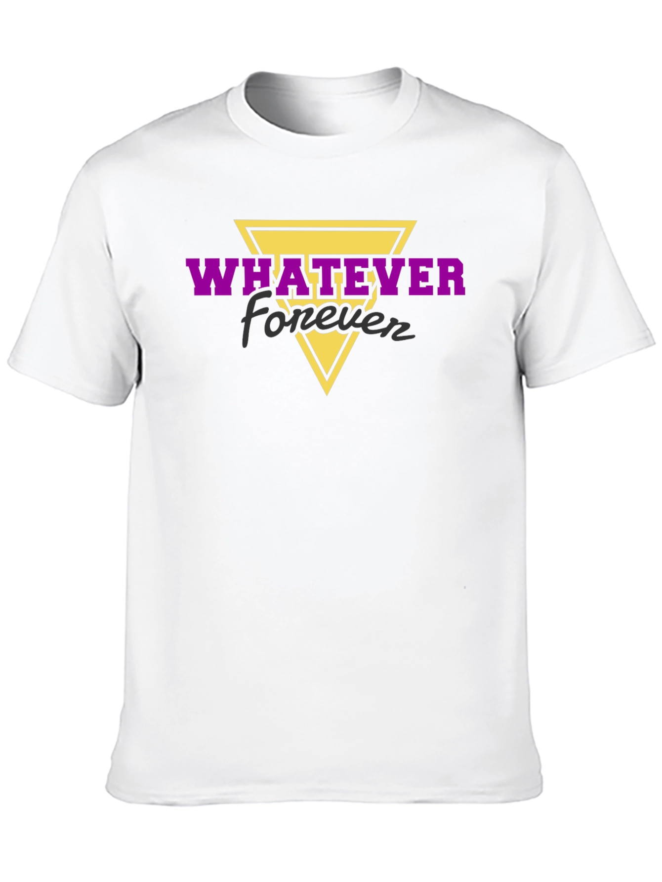 Black Whatever Forever Graphic Tee - Black Cotton view 10