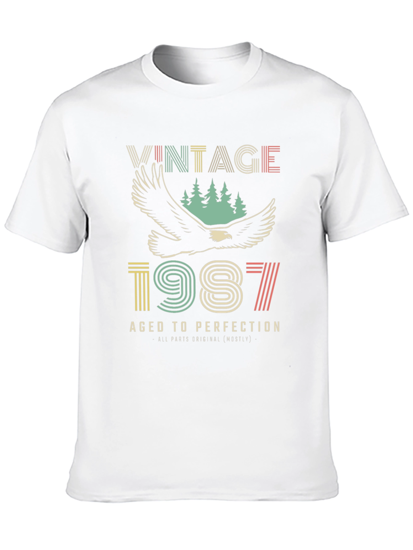 Black Vintage 1987 Aged to Perfection Graphic Tee view 10