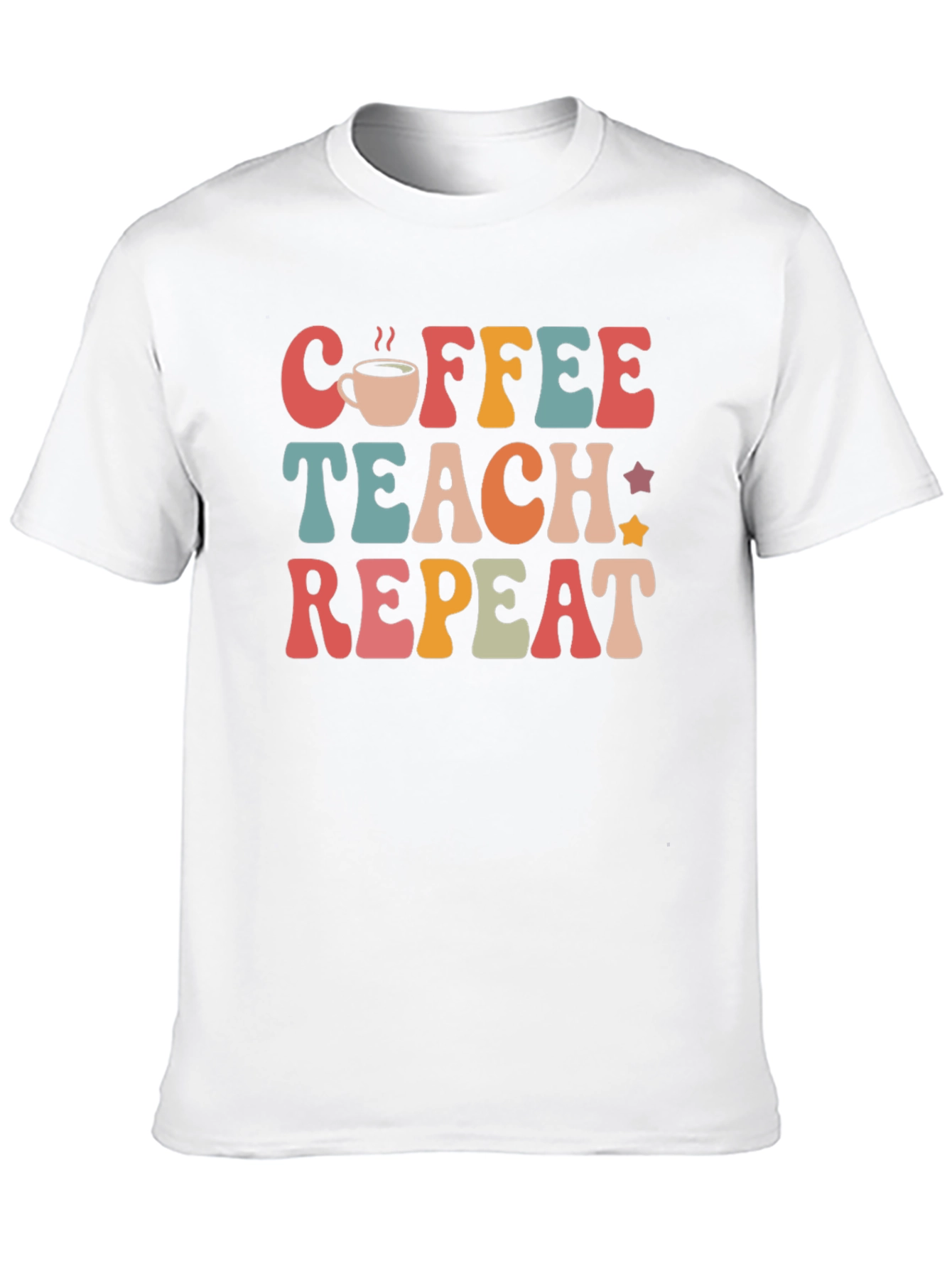 Black Coffee Teach Repeat Graphic T-Shirt view 10