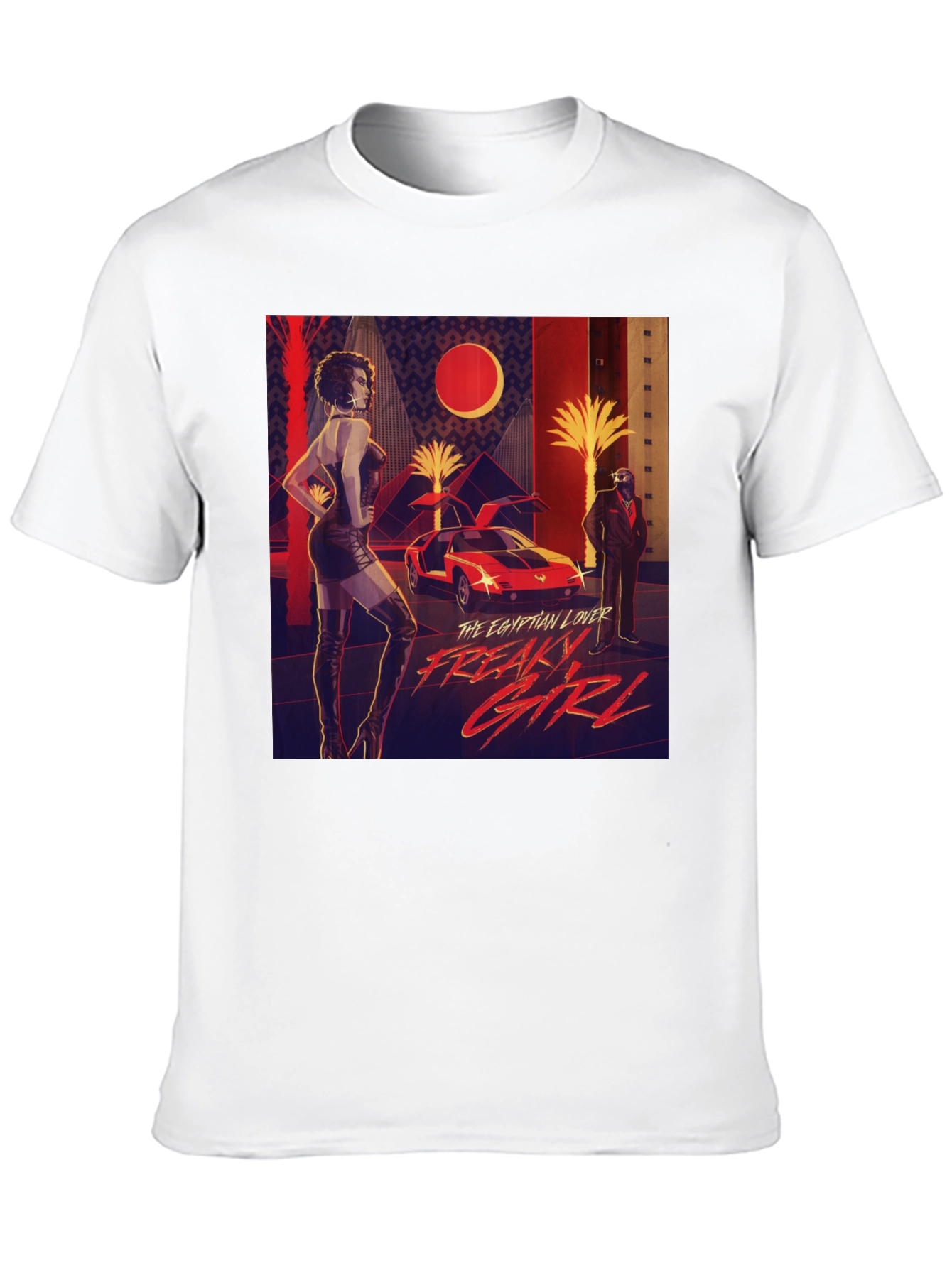 Black Egyptian Lover Freaky Girl Graphic T-Shirt view 10