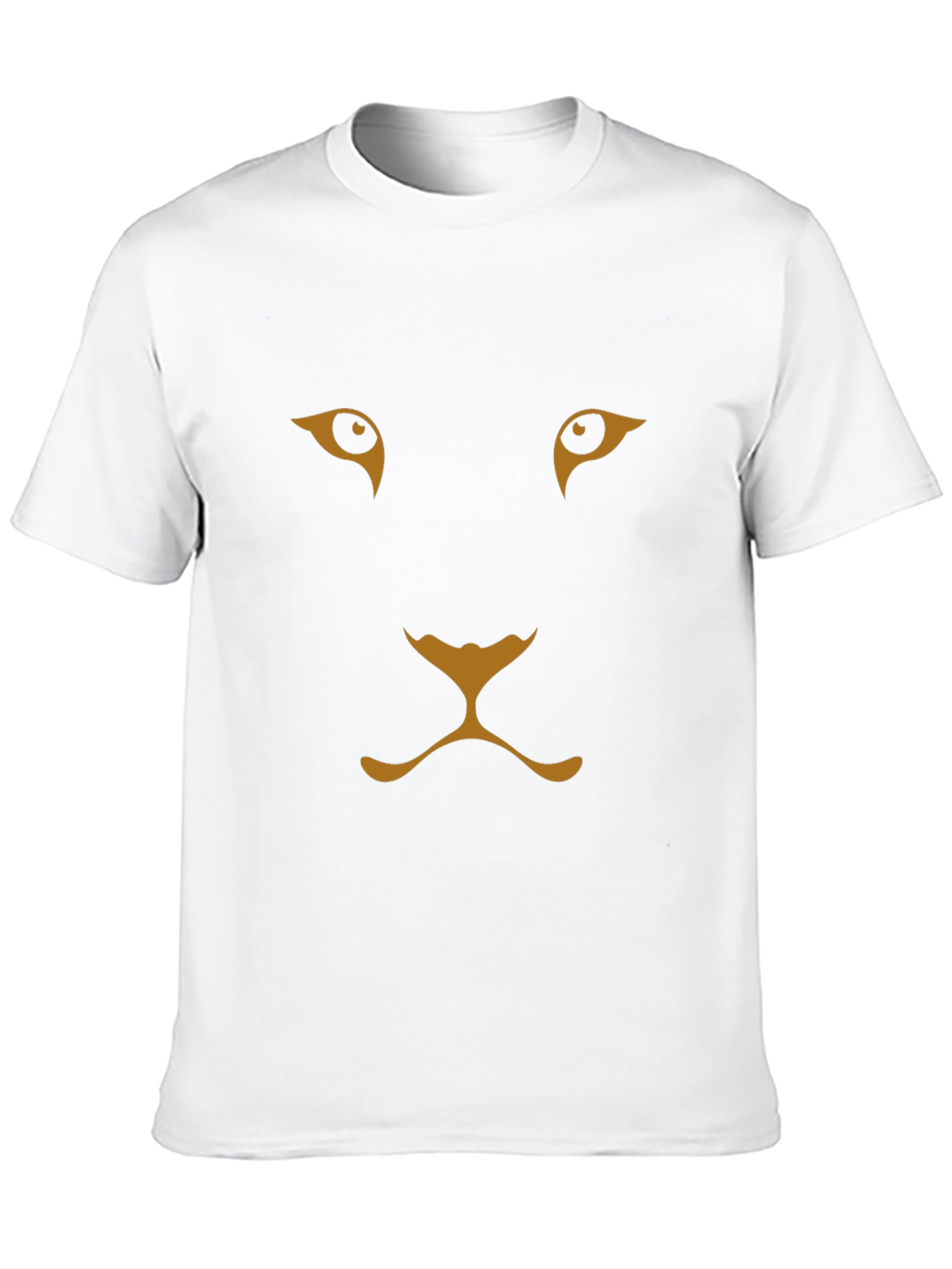 Black Lion Face Graphic T-Shirt - Stylish Menswear view 10