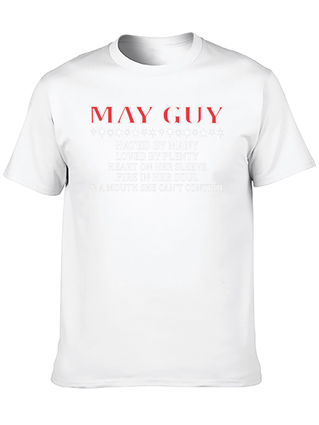 Black May Guy Graphic Tee - Hated by Many, Loved by Plenty view 10