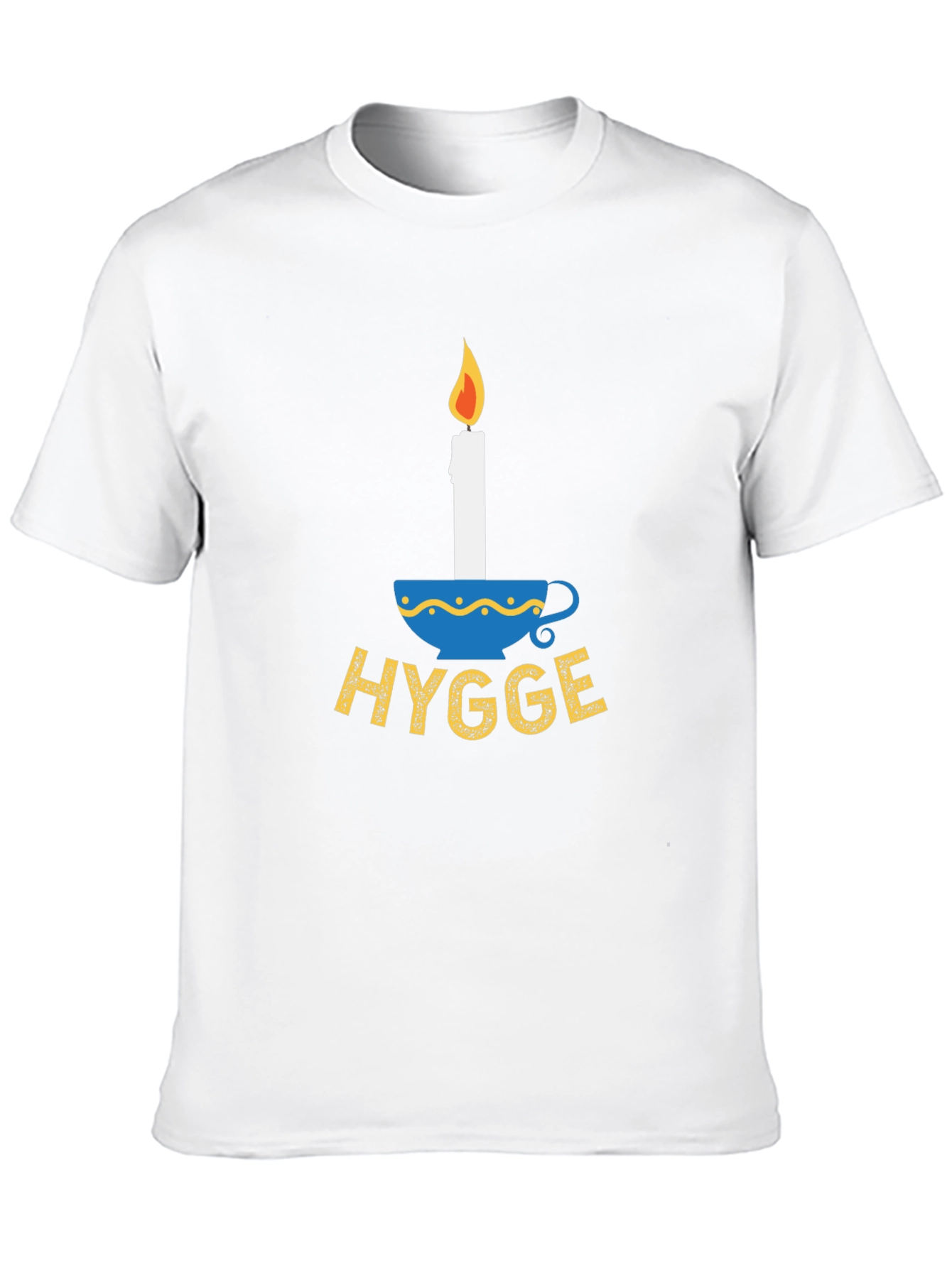 Black Hygge Candle Comfort Graphic Tee view 10