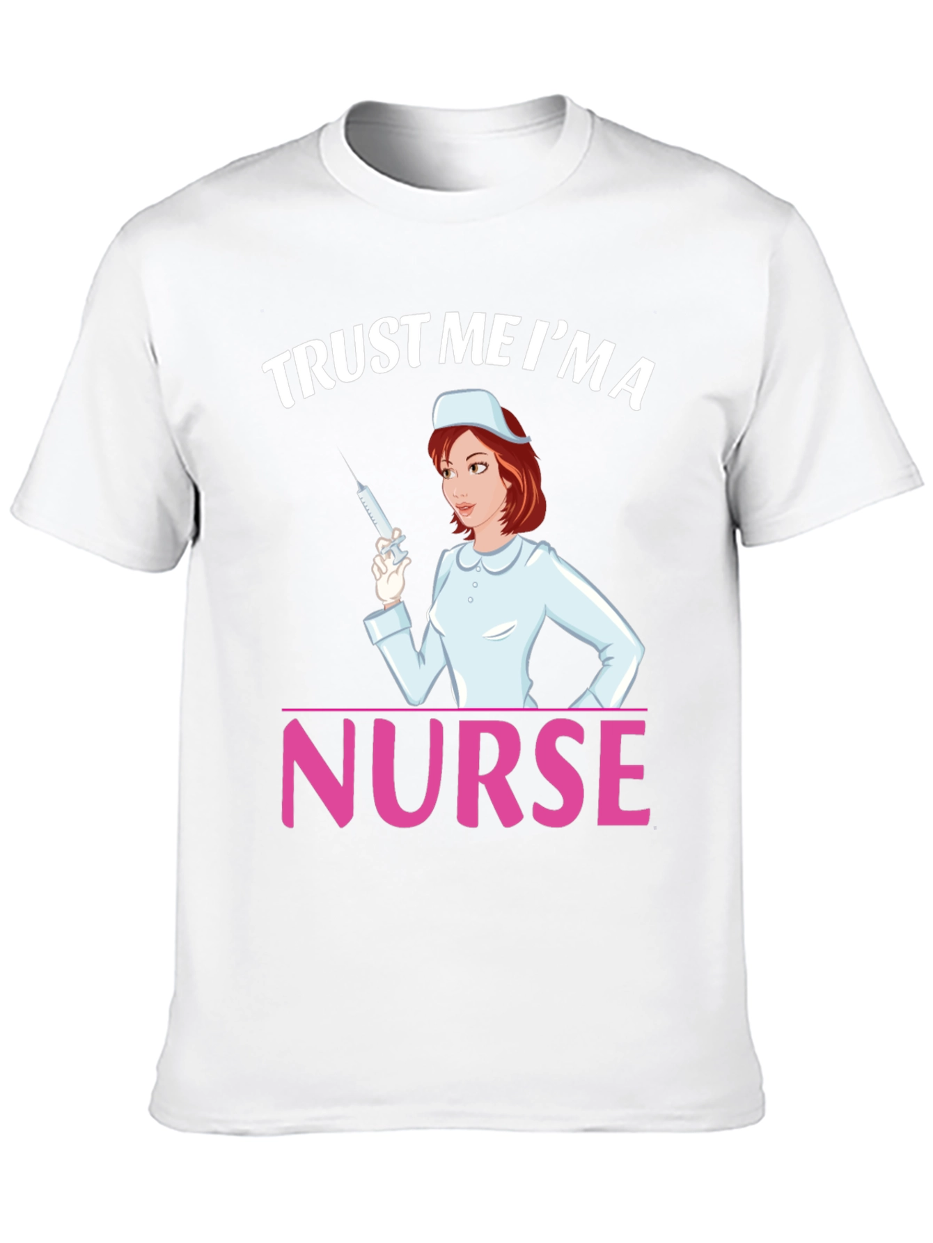 Black Trust Me I'm a Nurse T-Shirt view 10