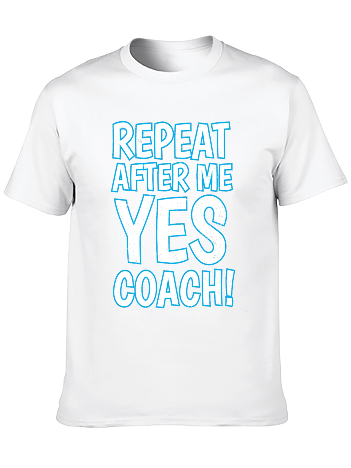 Black Repeat After Me Yes Coach T-Shirt view 10