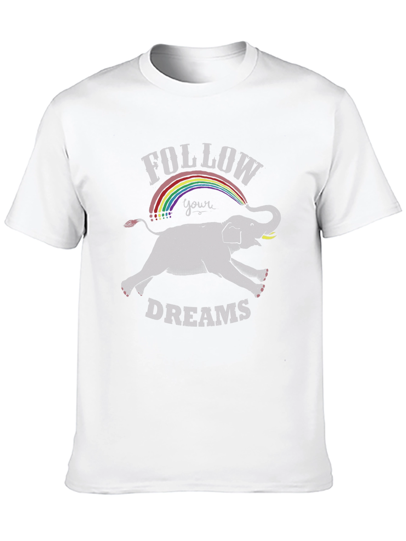 Black Follow Your Dreams Elephant T-Shirt view 10