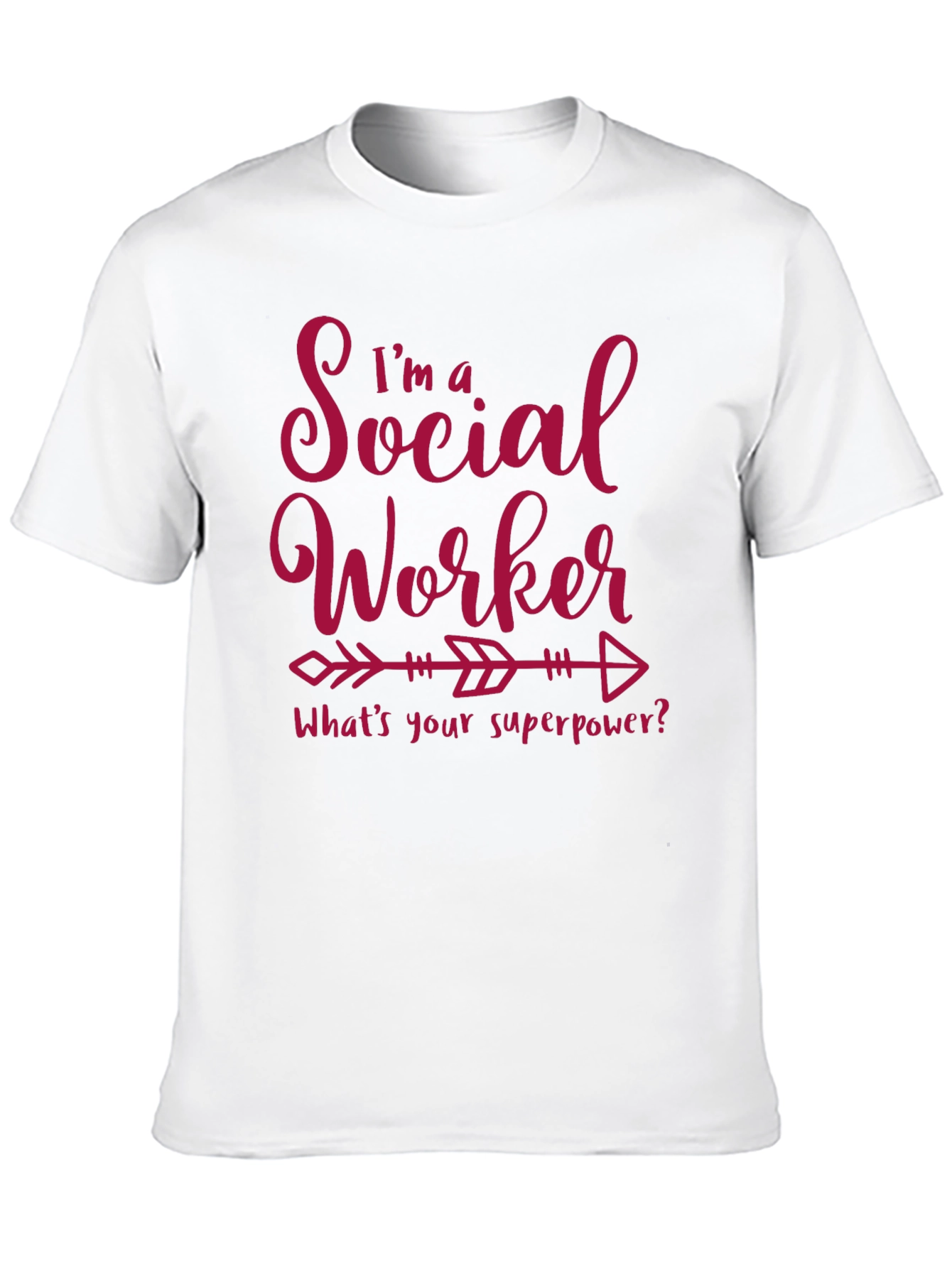 Black Social Worker Superpower Graphic Tee view 10