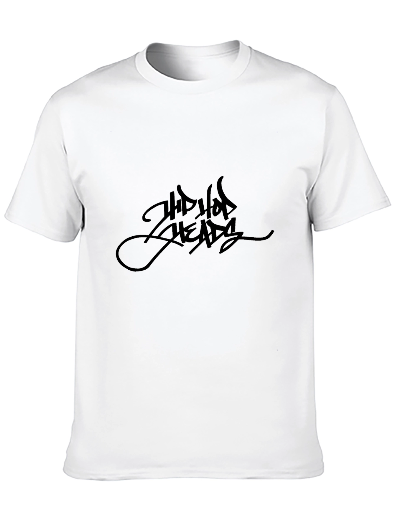 Black Hip Hop Heads Black T-Shirt - Classic Style view 10