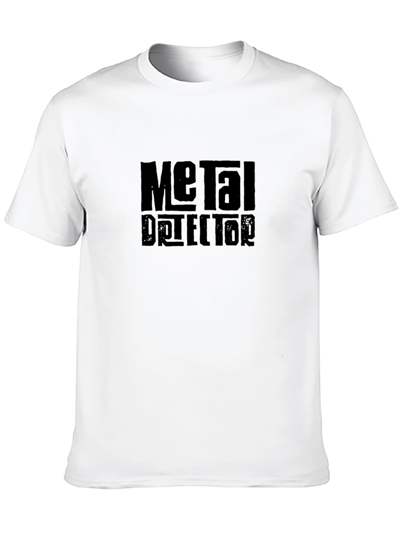 Black Metal Detector Novelty Black T-Shirt view 10