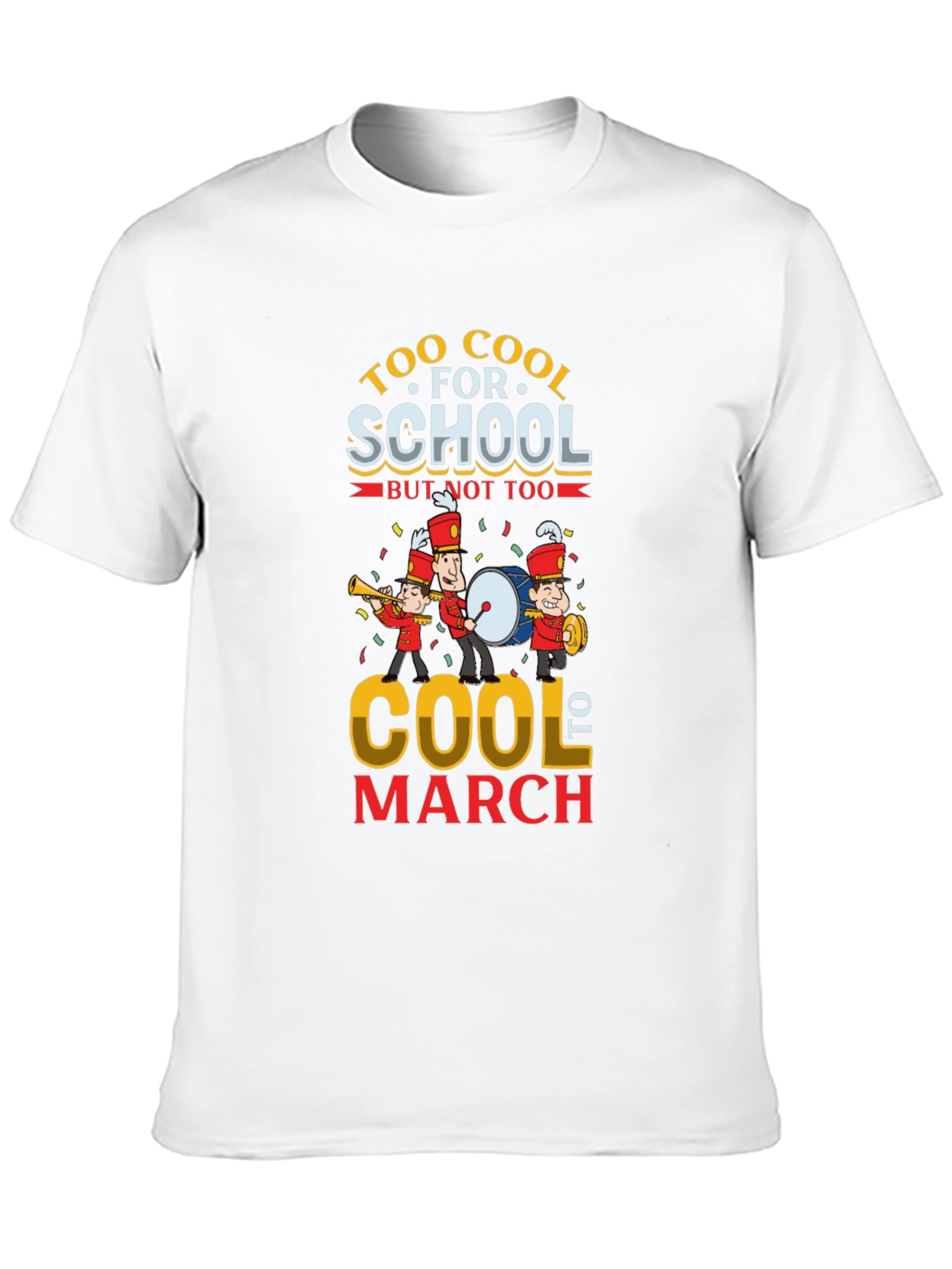 Black Cool Marching Band T-Shirt view 10