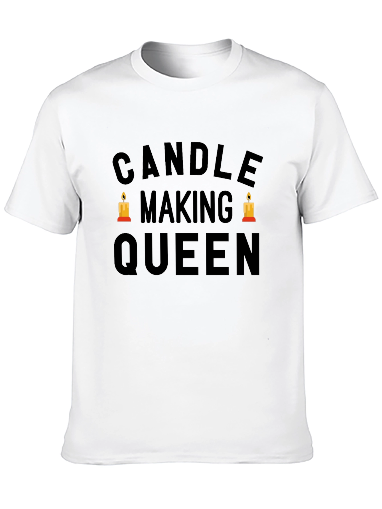 Black Candle Making Queen Black Graphic Tee view 10