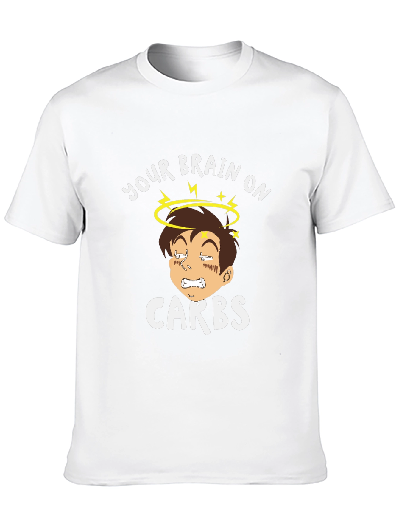 Black Your Brain On Carbs Graphic T-Shirt view 10