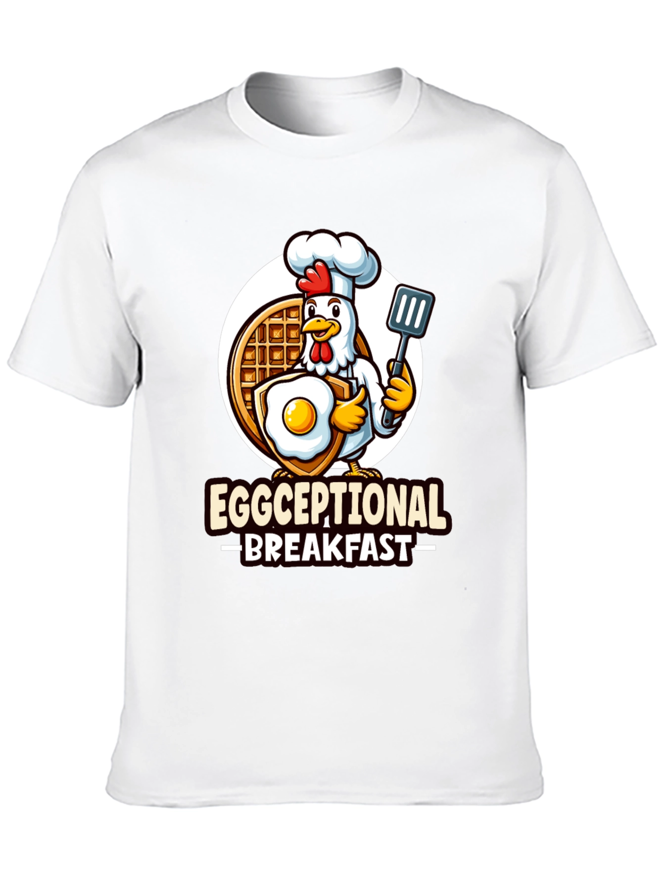 Black Eggceptional Breakfast T-Shirt - Chicken Chef! view 10