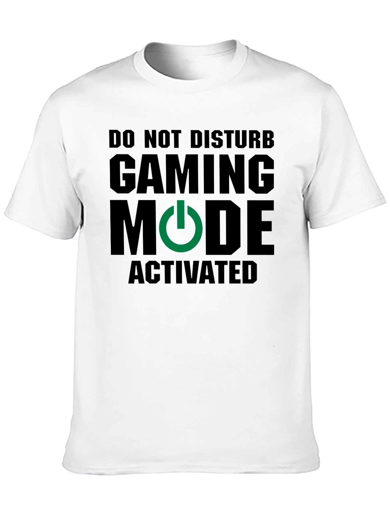 Black Gaming Mode Activated T-Shirt - Gamer Apparel view 10
