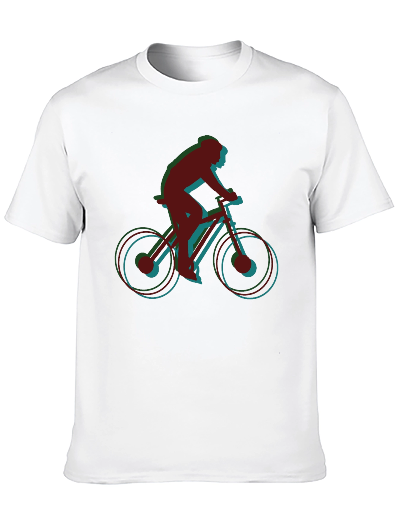Black Biker Silhouette Graphic Tee - Ride in Style view 10