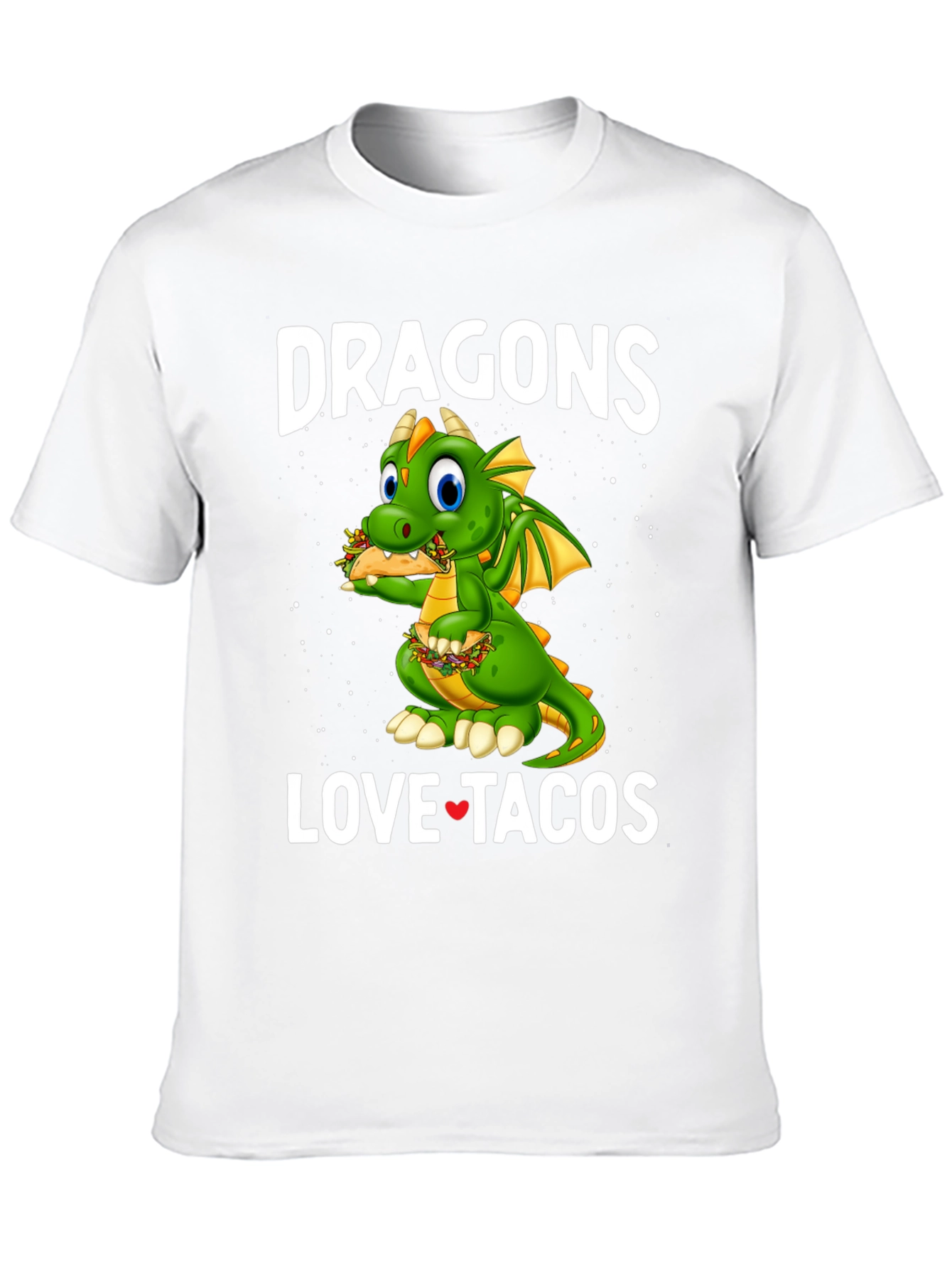 Black Dragons Love Tacos Graphic Tee view 10