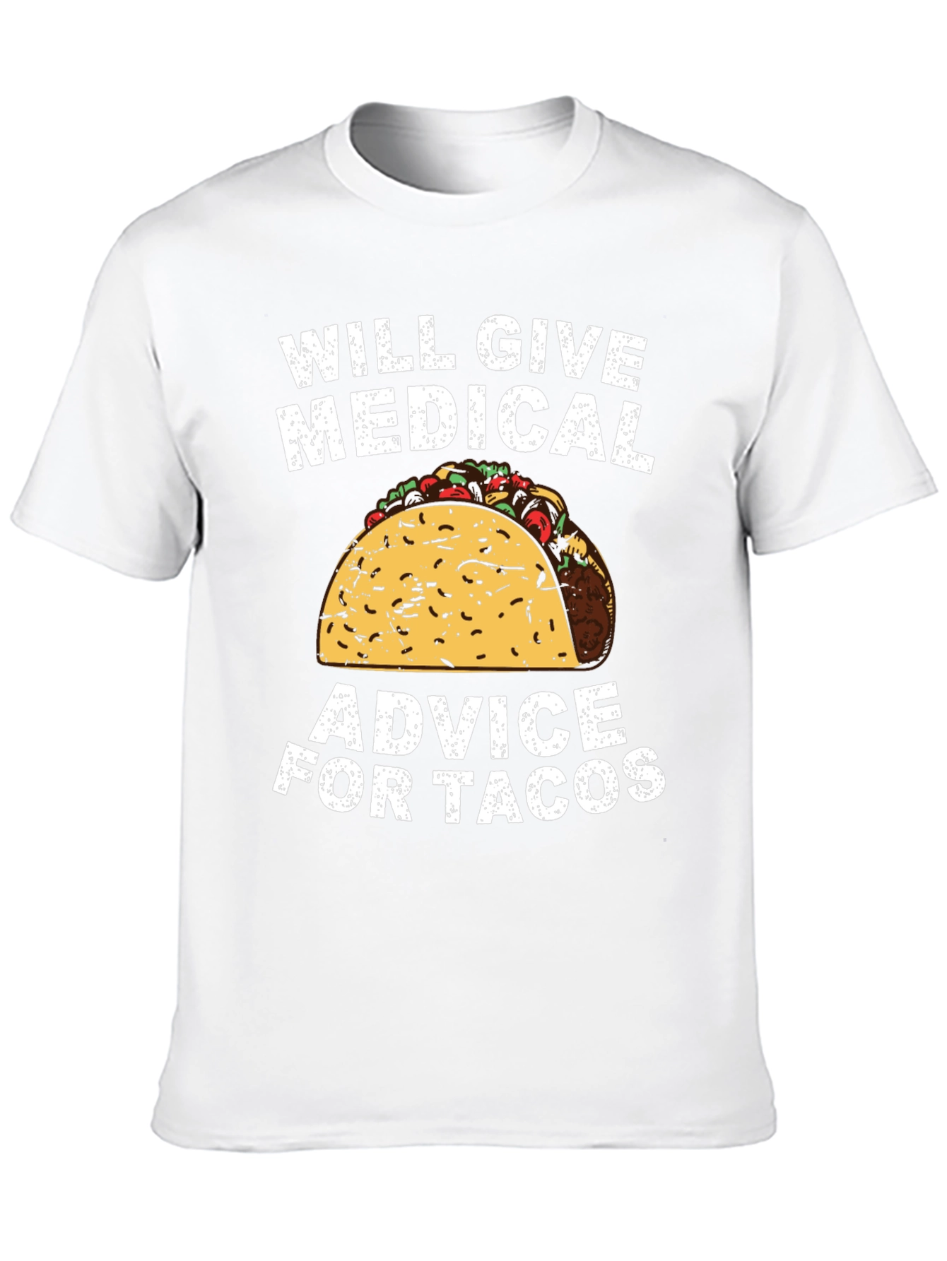 Black Medical Advice for Tacos Graphic Tee view 10