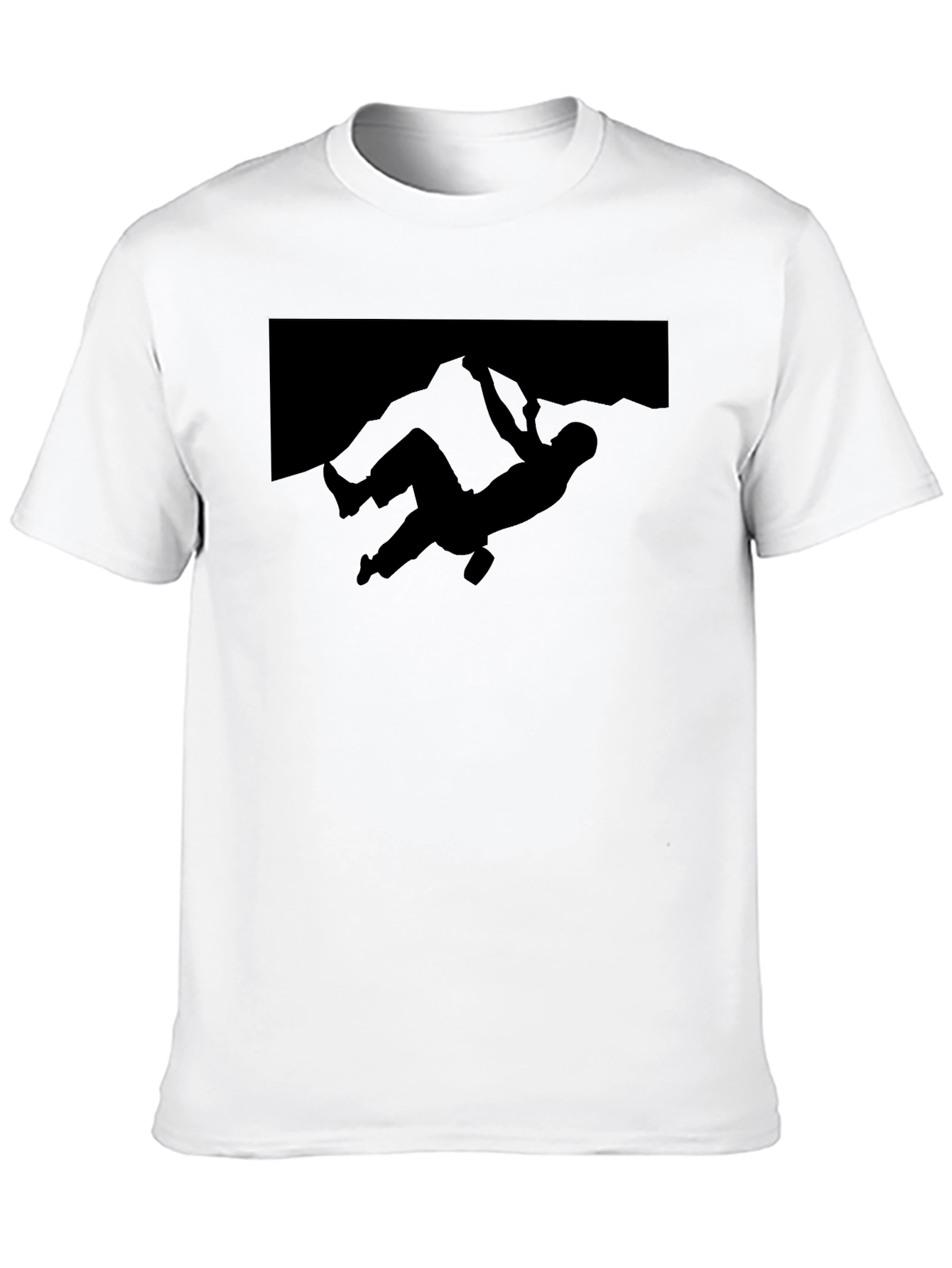 Black Climbing Silhouette T-Shirt - Adventure Ready view 10
