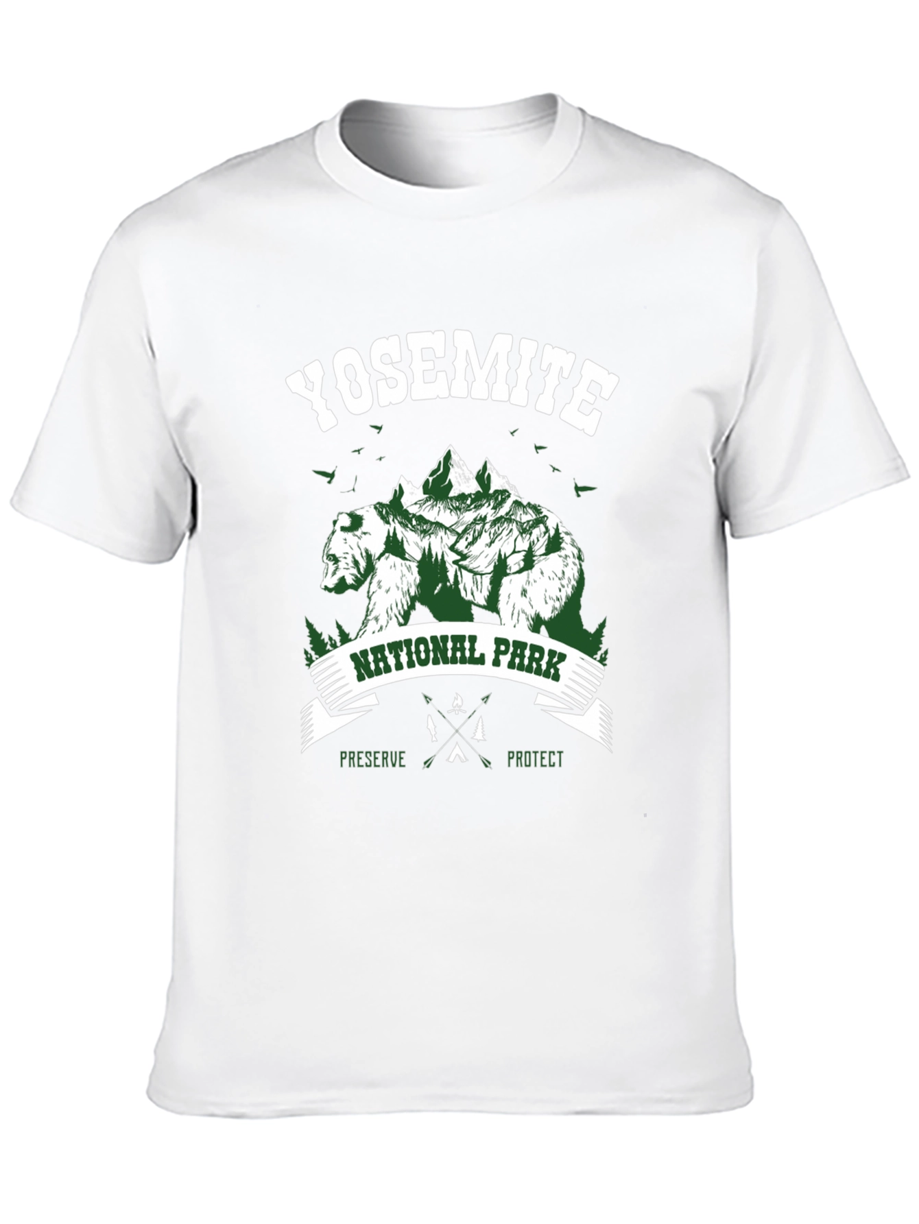 Black Yosemite National Park Graphic Tee view 10