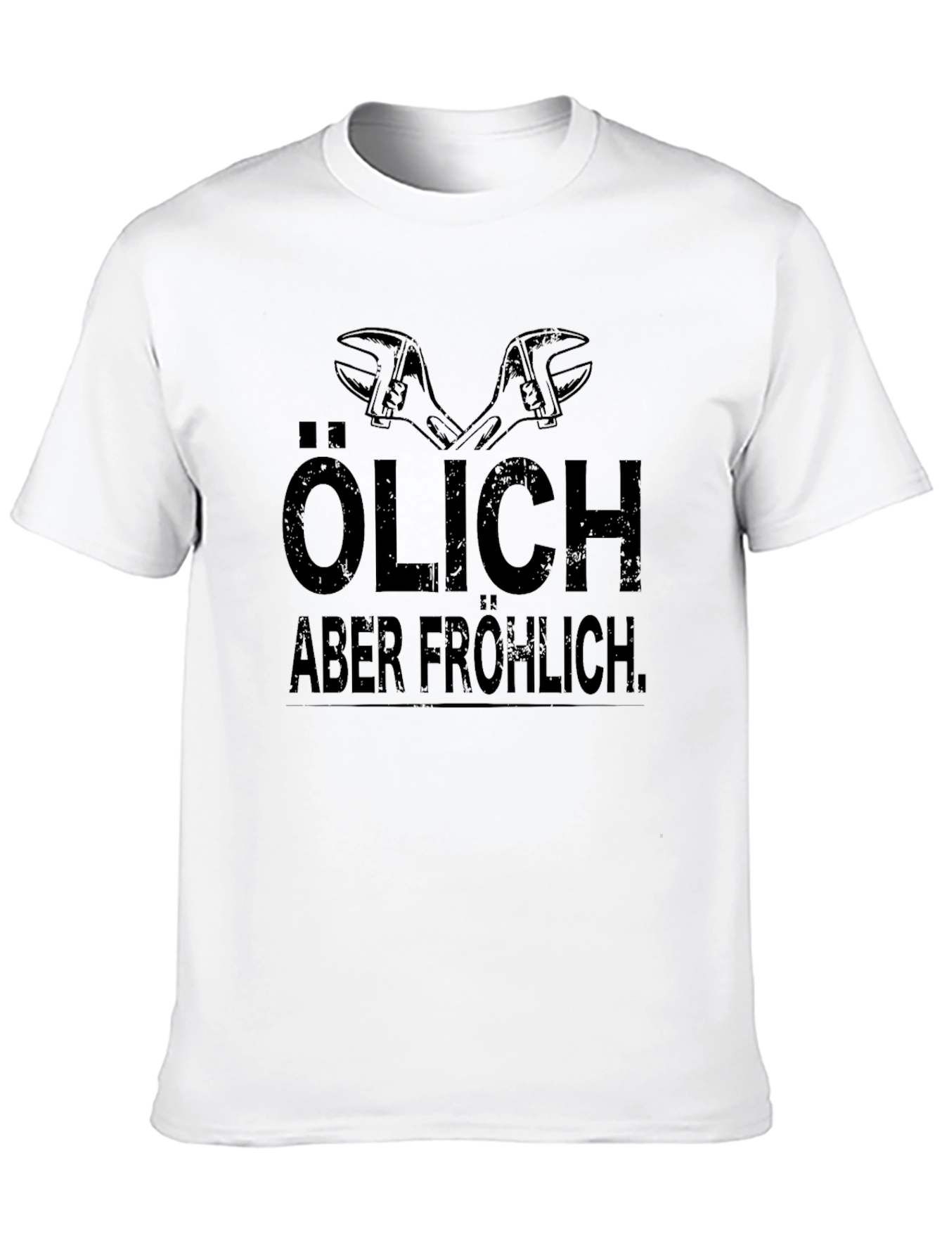 Ölich Aber Fröhlich Mechanic Wrench Graphic T-Shirt - 10
