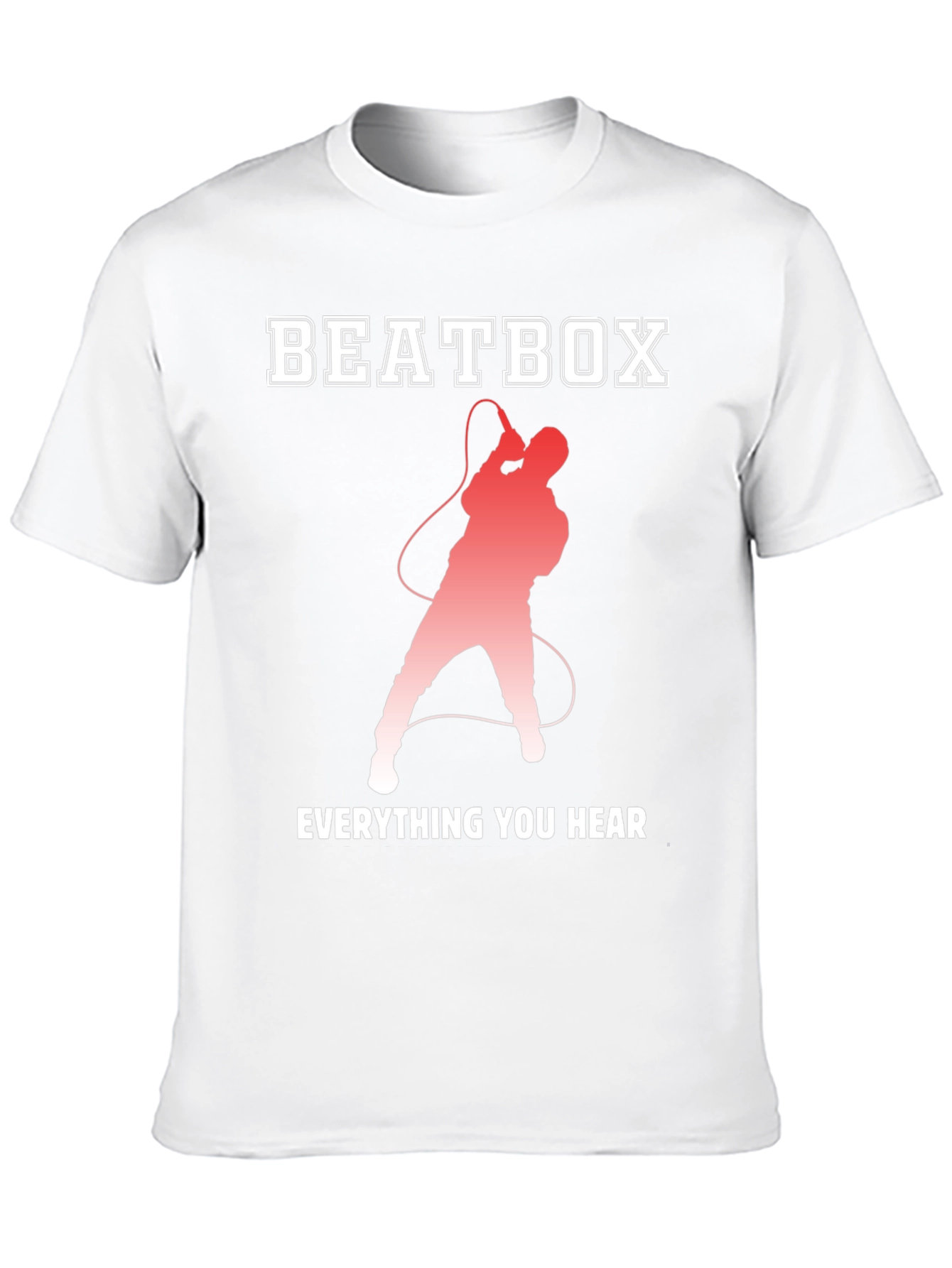 Black Beatbox Everything You Hear Black Graphic T-Shirt view 10