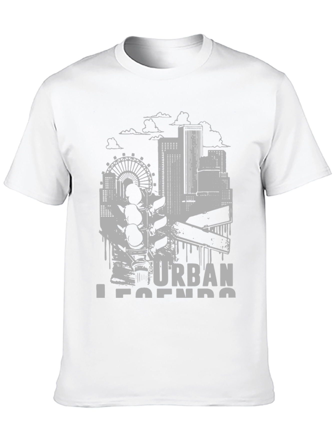 Black Urban Legends Graphic Tee - Black view 10