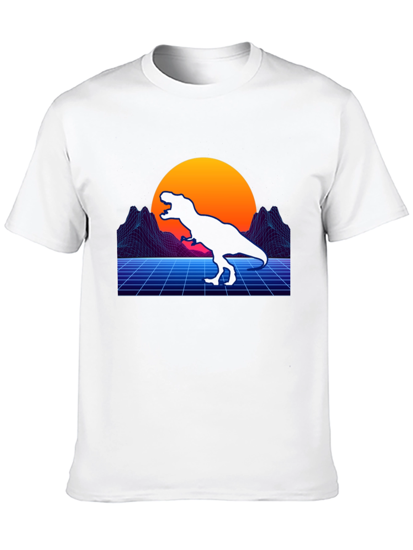 Black Retro Dinosaur T-Shirt view 10