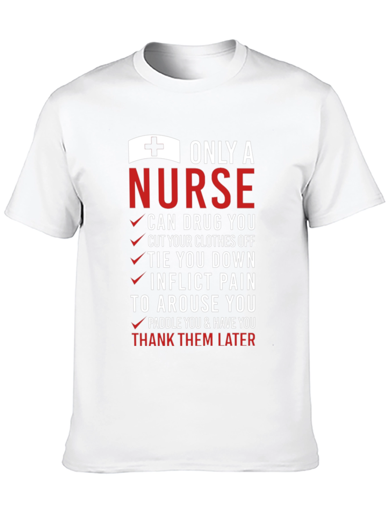 Black Only a Nurse T-Shirt view 10