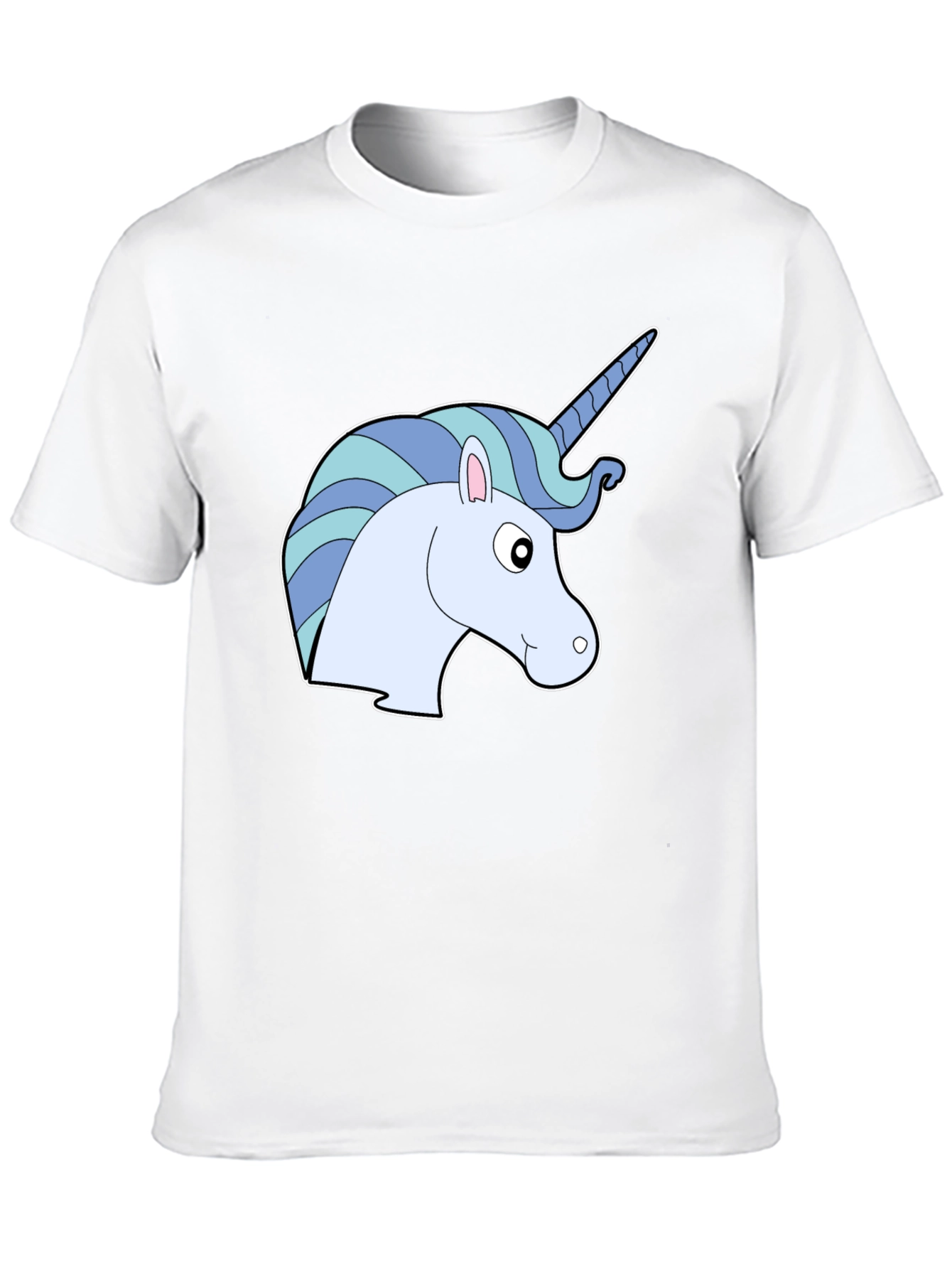 Black Unicorn Graphic Tee - Men's Black T-Shirt view 10