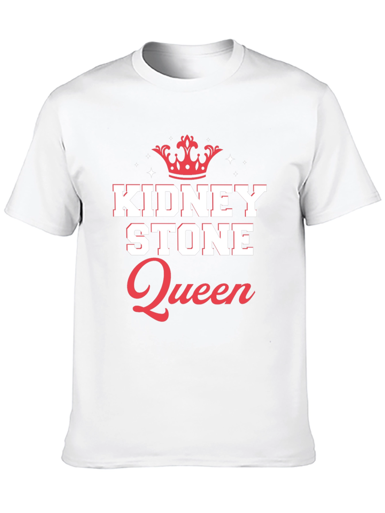 Black Kidney Stone Queen Graphic T-Shirt Funny Tee view 10