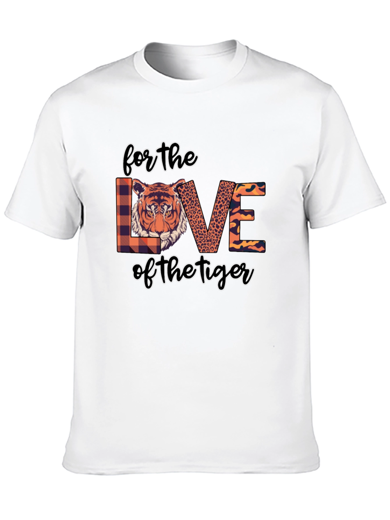 Black Tiger Love Graphic Tee - Black T-Shirt view 10