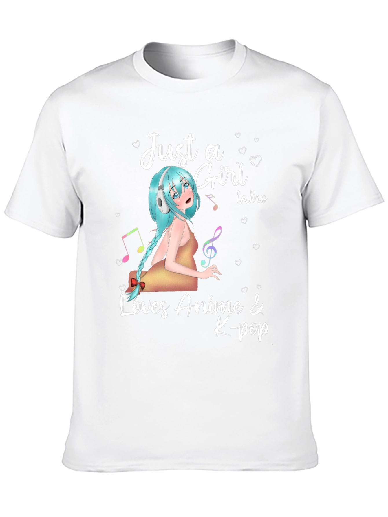 Black Anime & K-Pop Lover's T-Shirt view 10
