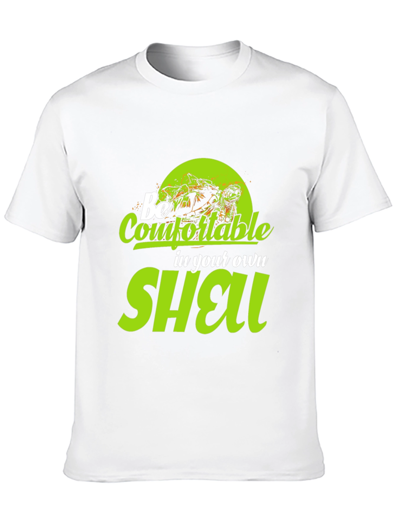 Black Be Comfortable in Your Own Shell Black T-Shirt view 10